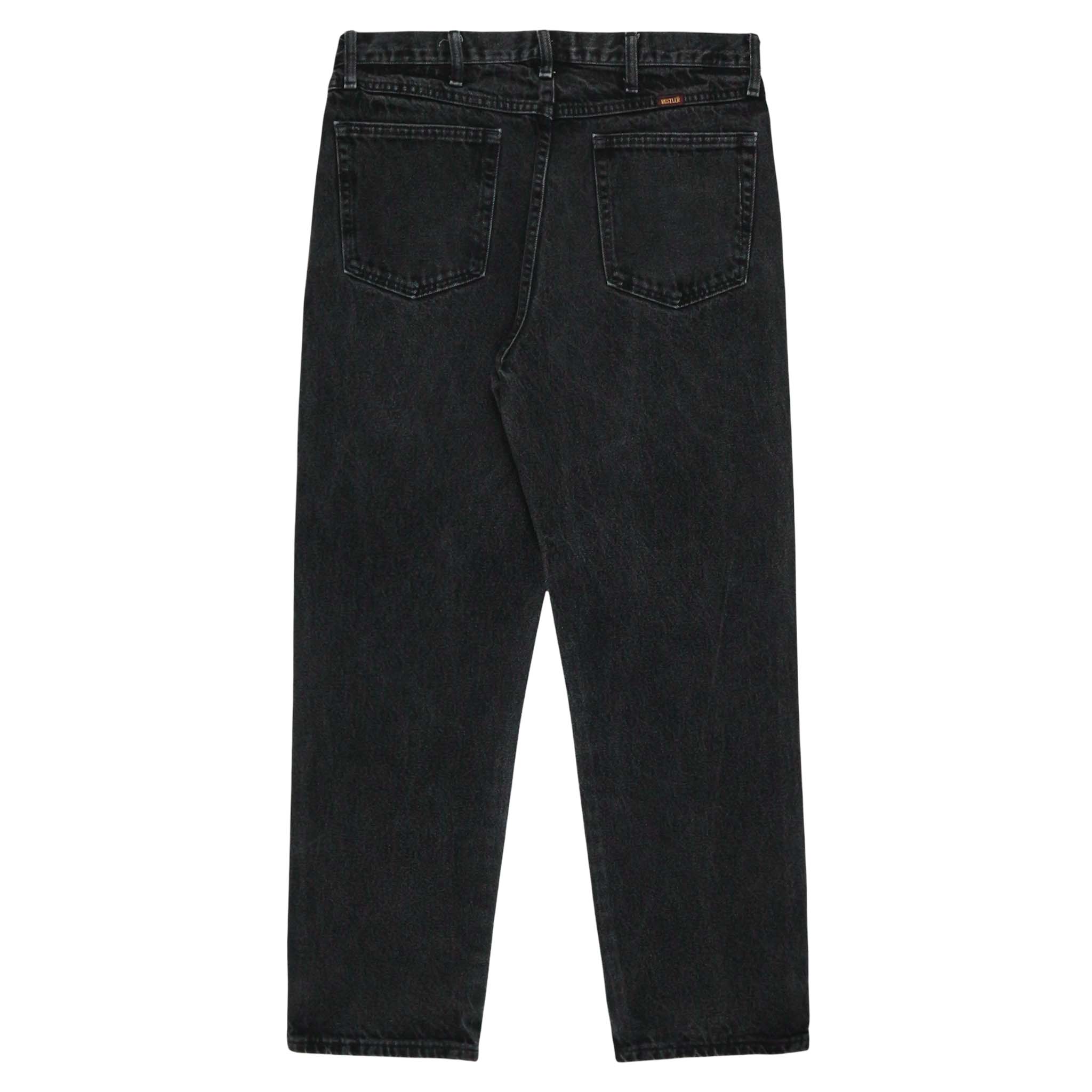 00s Rustler Black Denim Worker Jeans Size 36