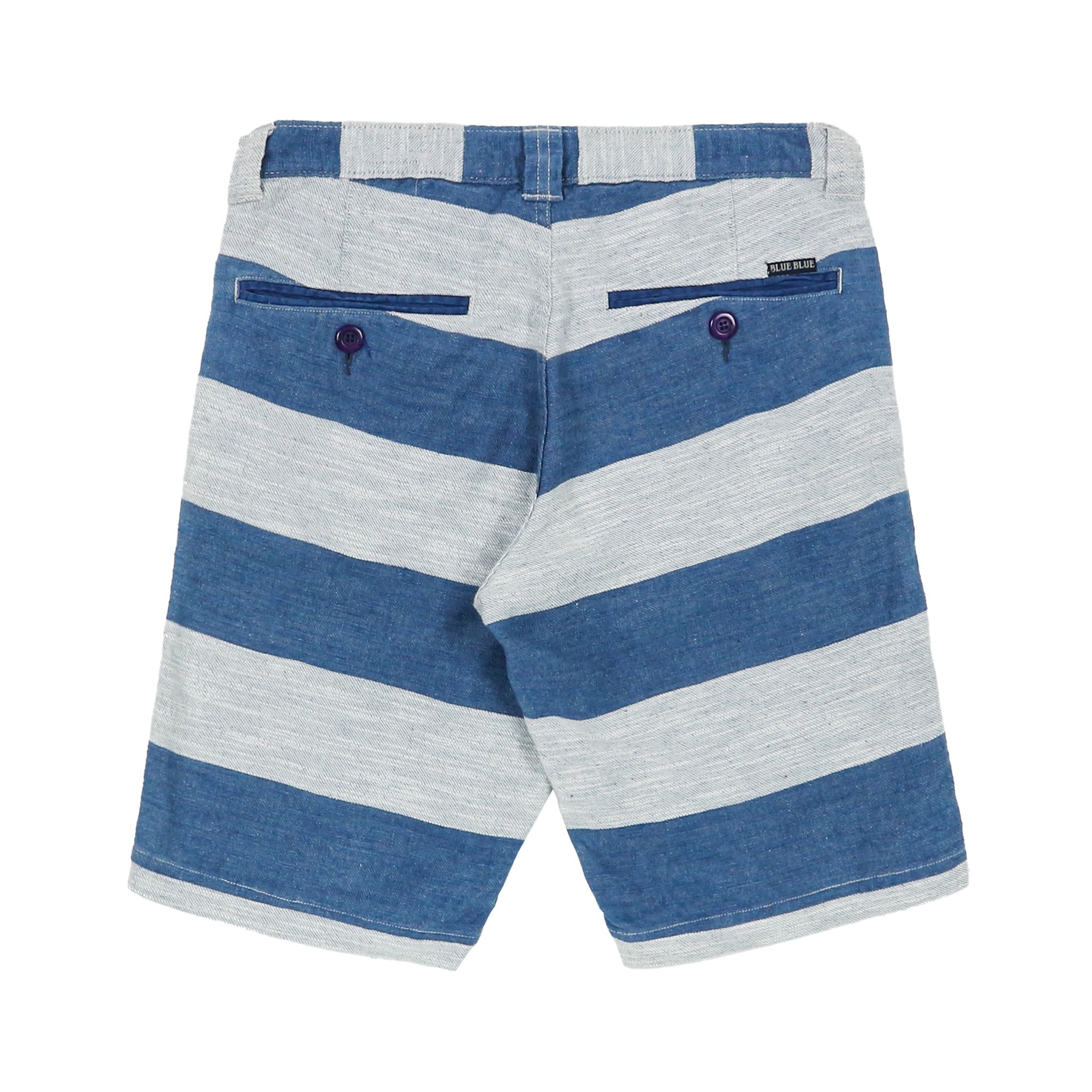 Blue Blue Made in Japan Stripe Denim Shorts Size 30