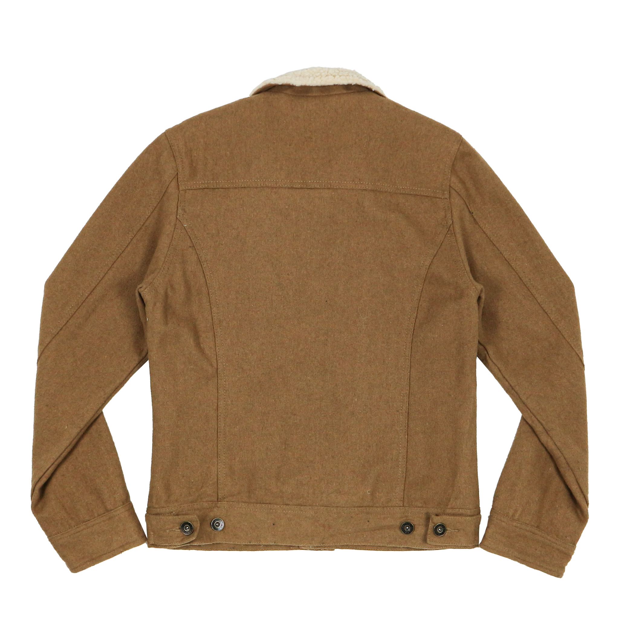Jungle Storm Sherpa-Lined Wool Jacket Size S