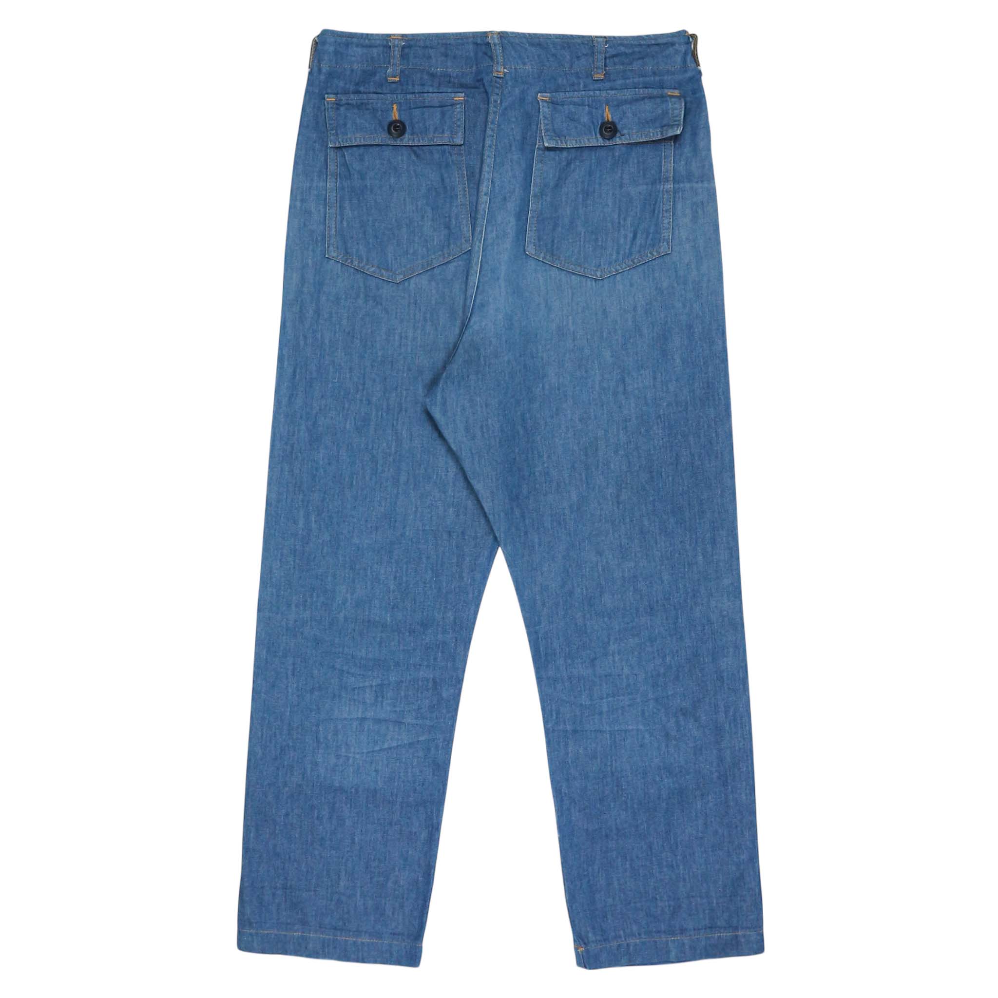Burself Made in JP Light Denim Baker Pants Size 30
