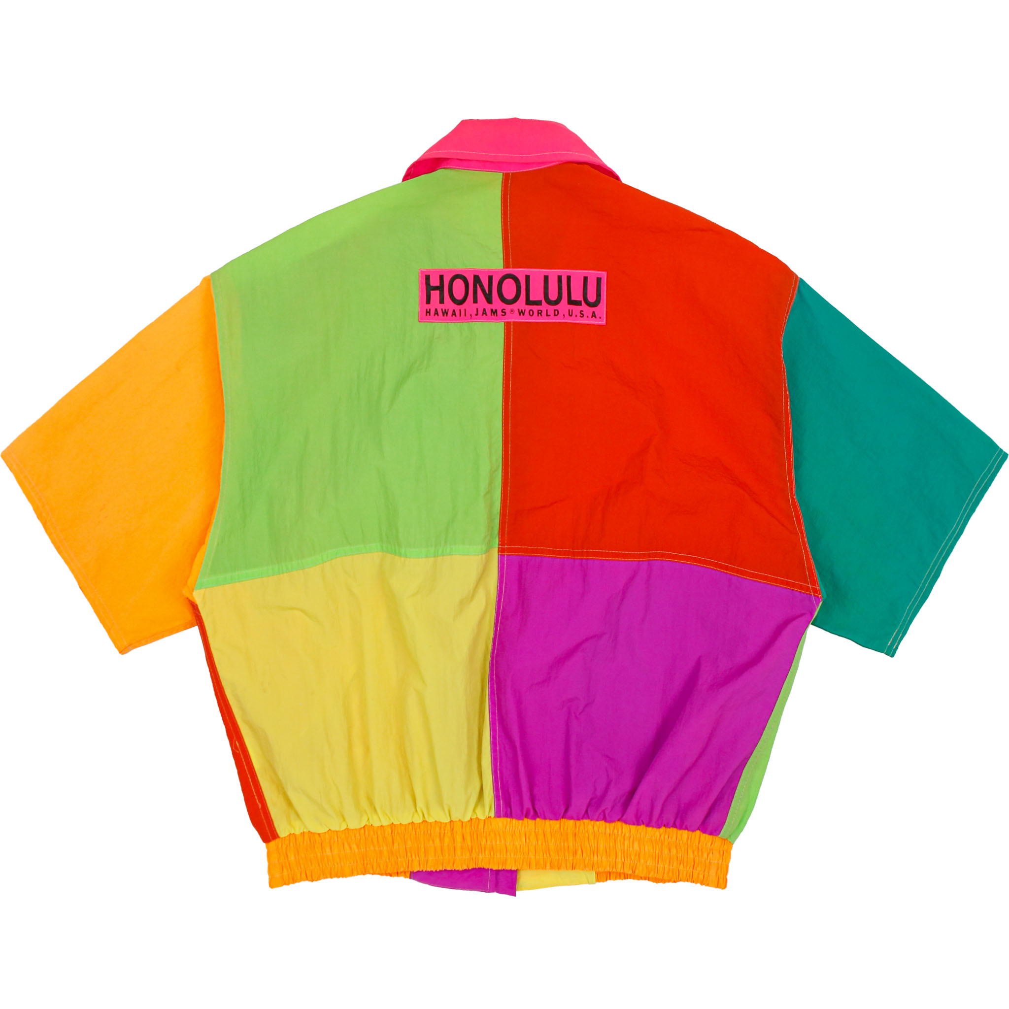 Jams World Hawaii Color Block Nylon Jacket Size L
