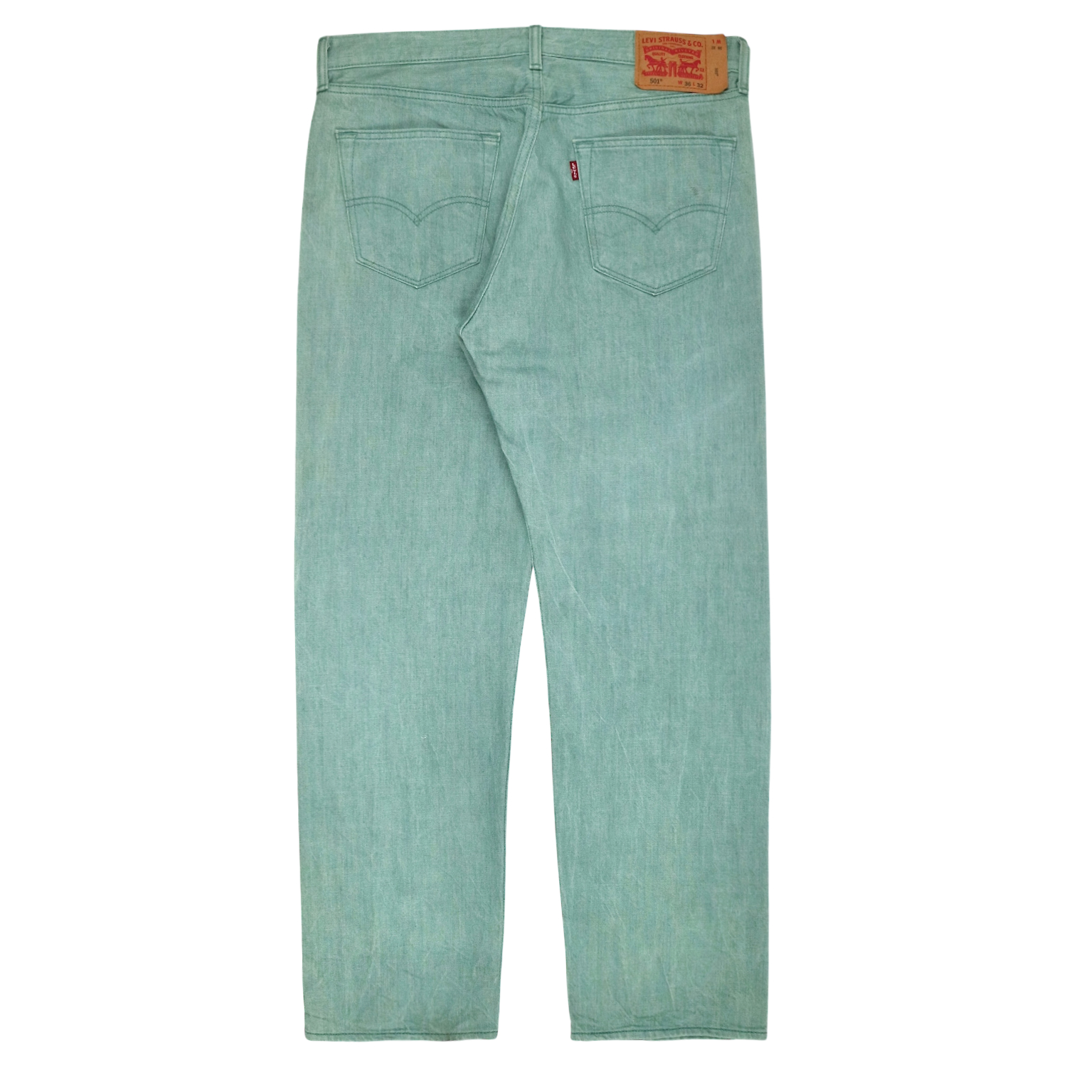 2010s Levi's 501 White Oak Cone Denim Jeans Size 36