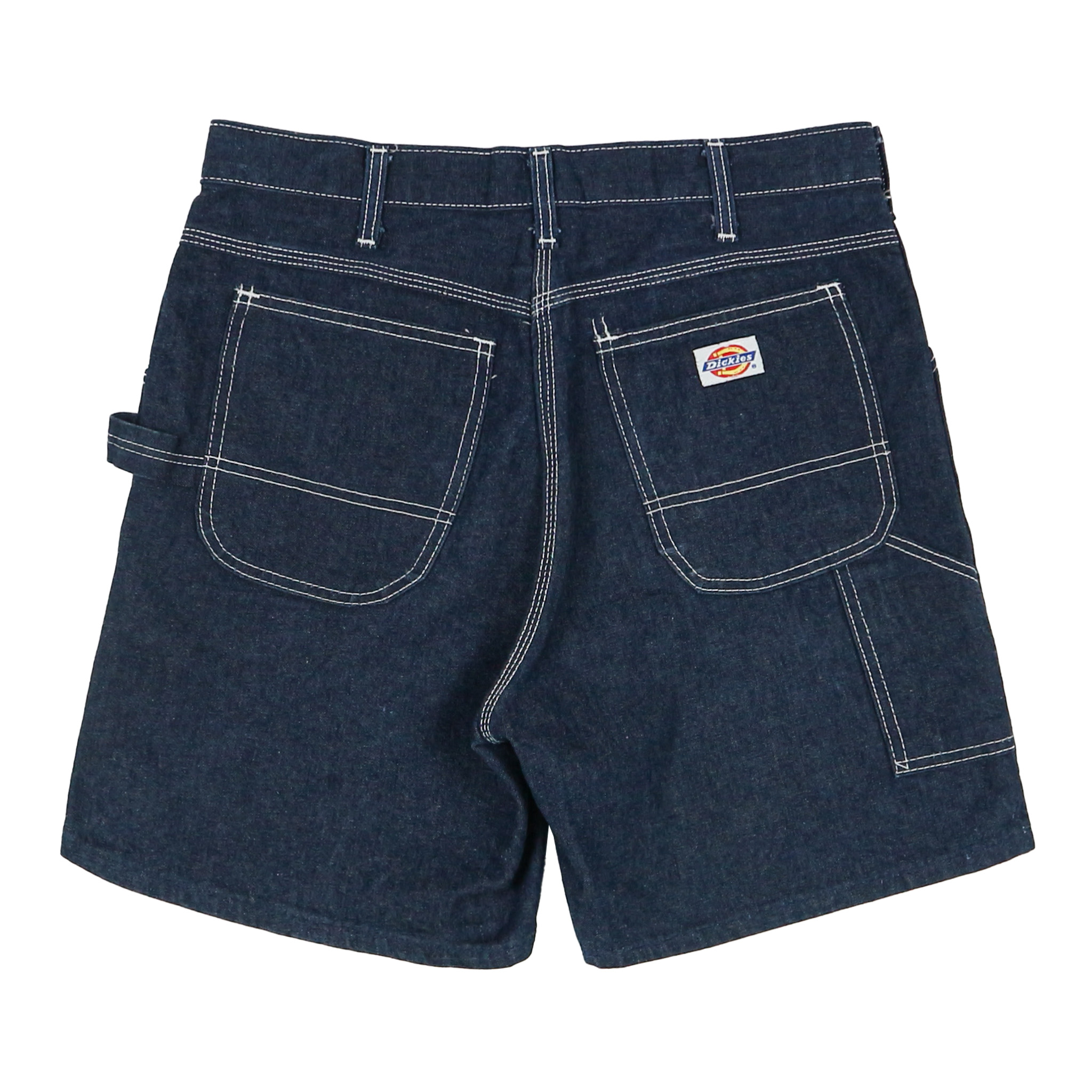 Vtg 80s Dickies Denim Carpenter Shorts Size 30