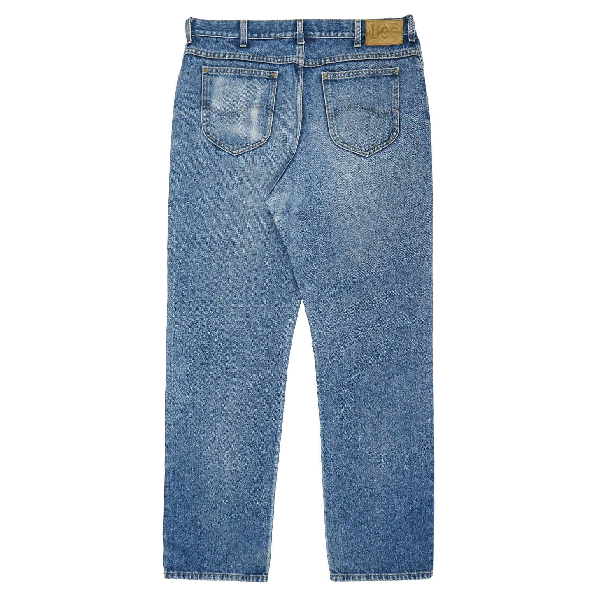00s Lee Faded Blue Denim Jeans Size 37