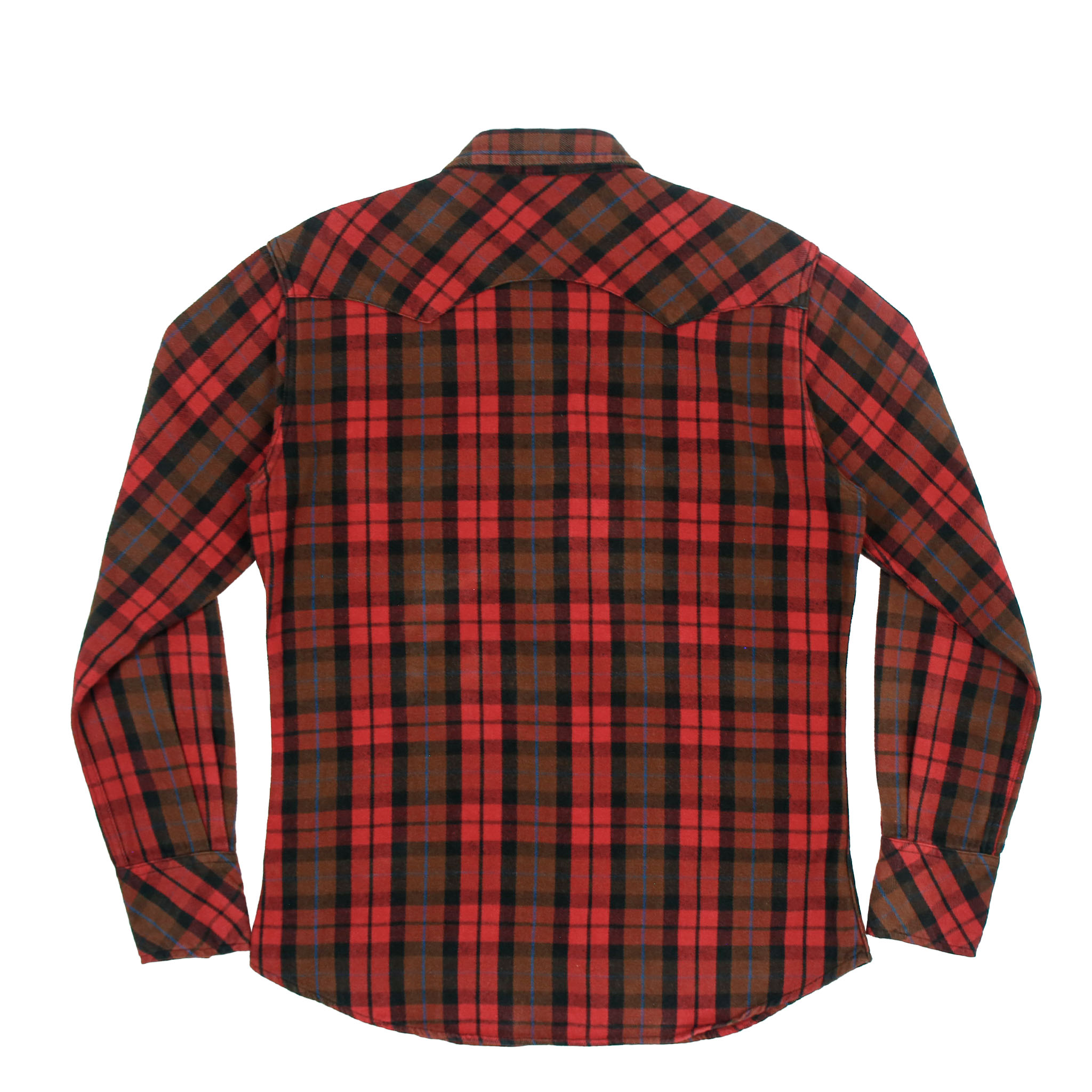 Lee Plaid Flannel Western Shirt Size M