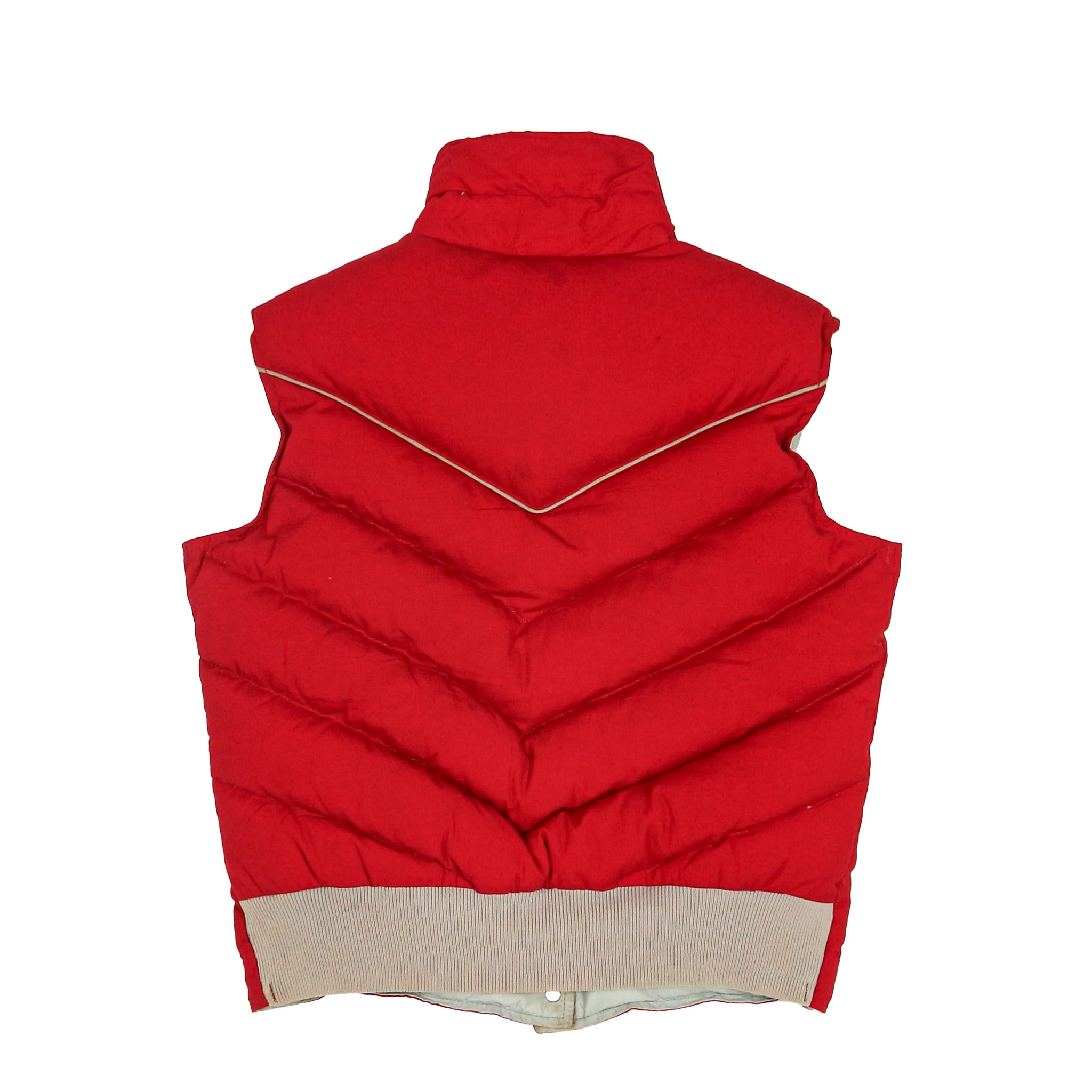 Vtg 70s L.L.Bean Goose Down Vest Women Size M