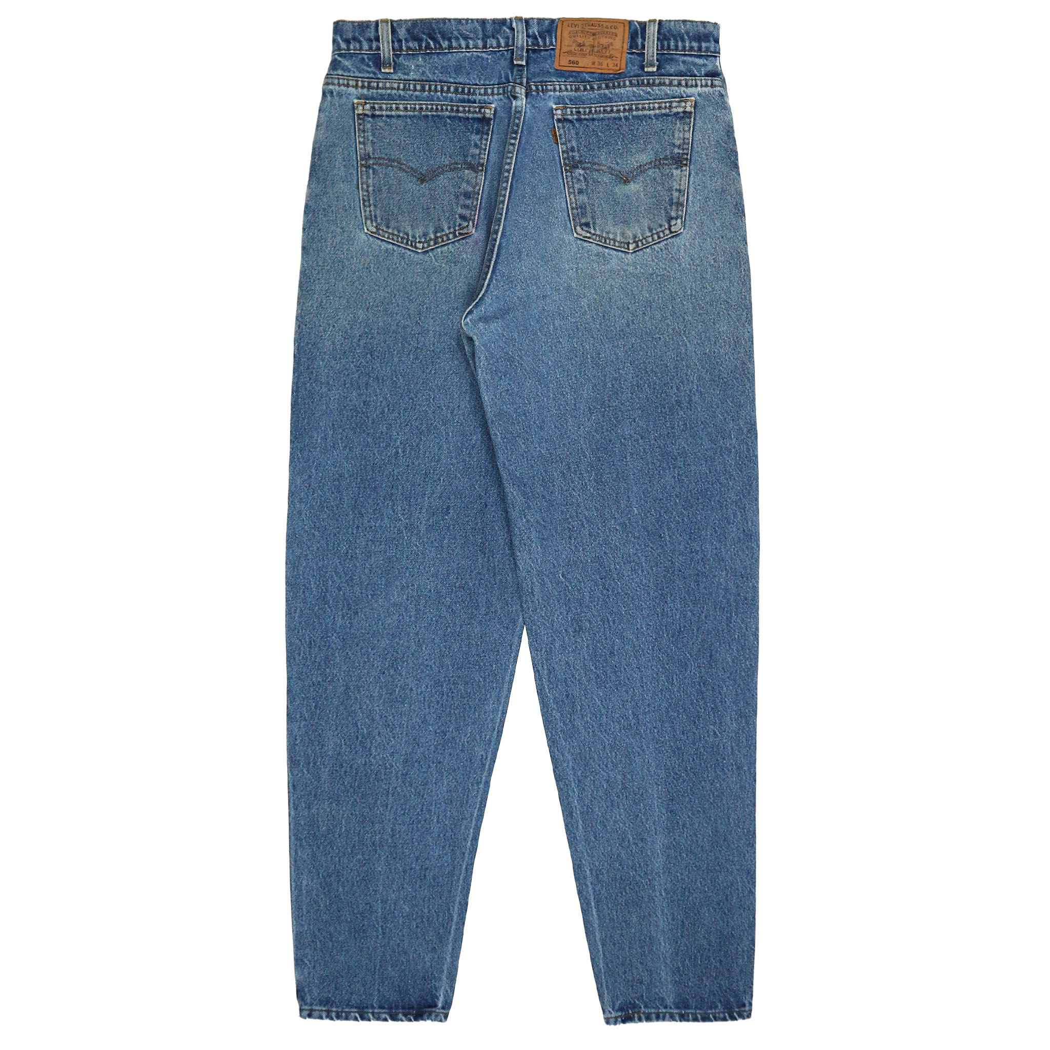 90s Levi's 560 Made in USA Denim Jeans Size 36