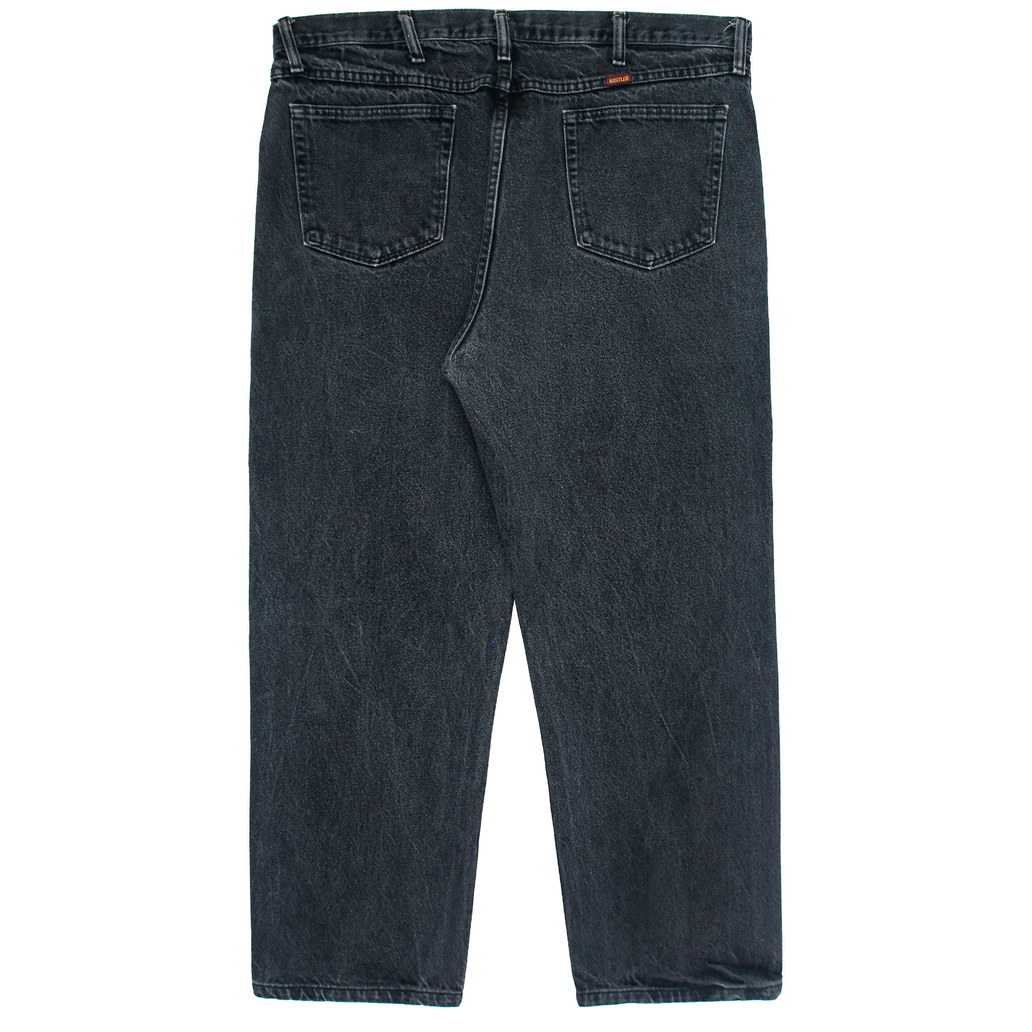 00s Rustler Black Denim Worker Jeans Size 40