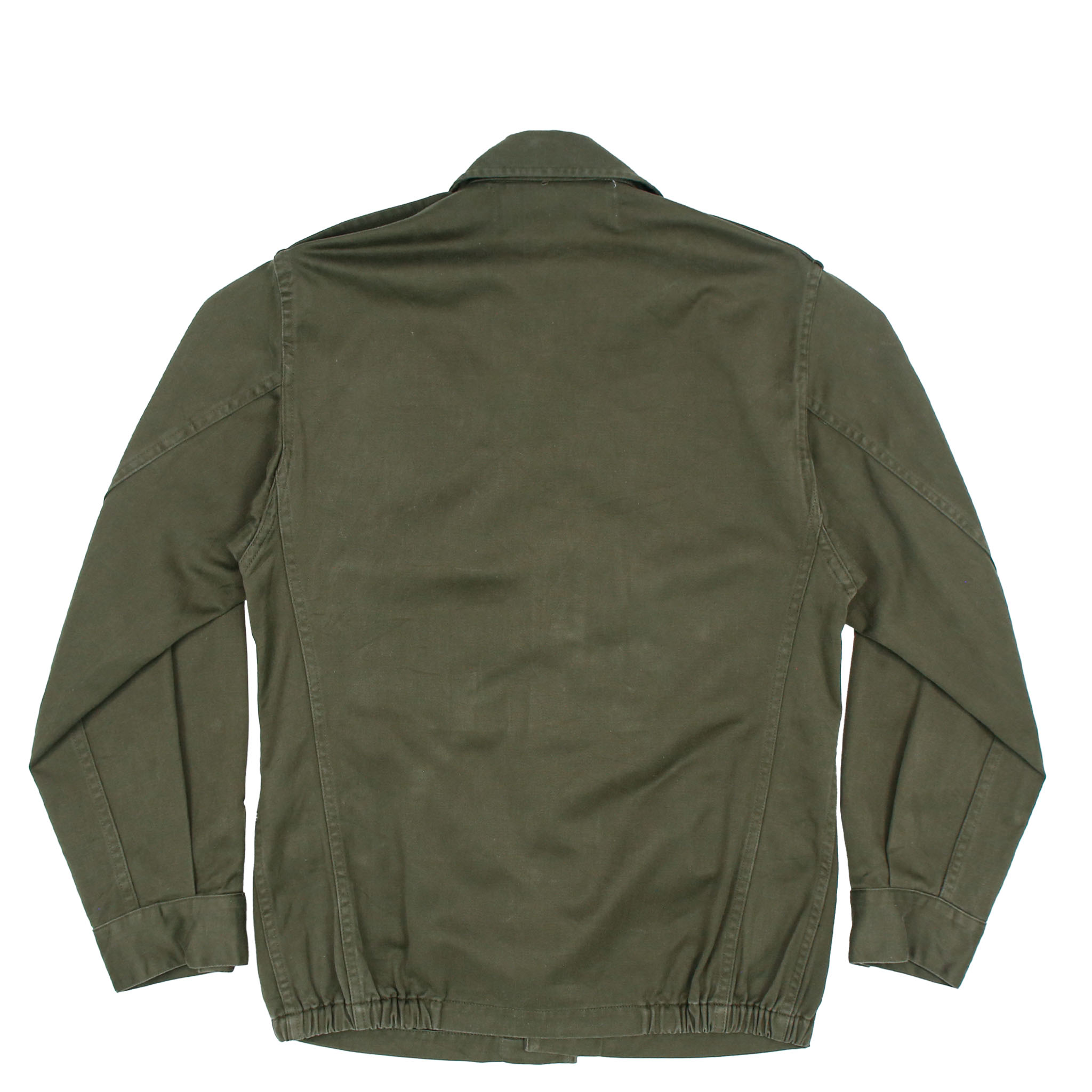 Vintage French Army Olive Field Jacket Size S