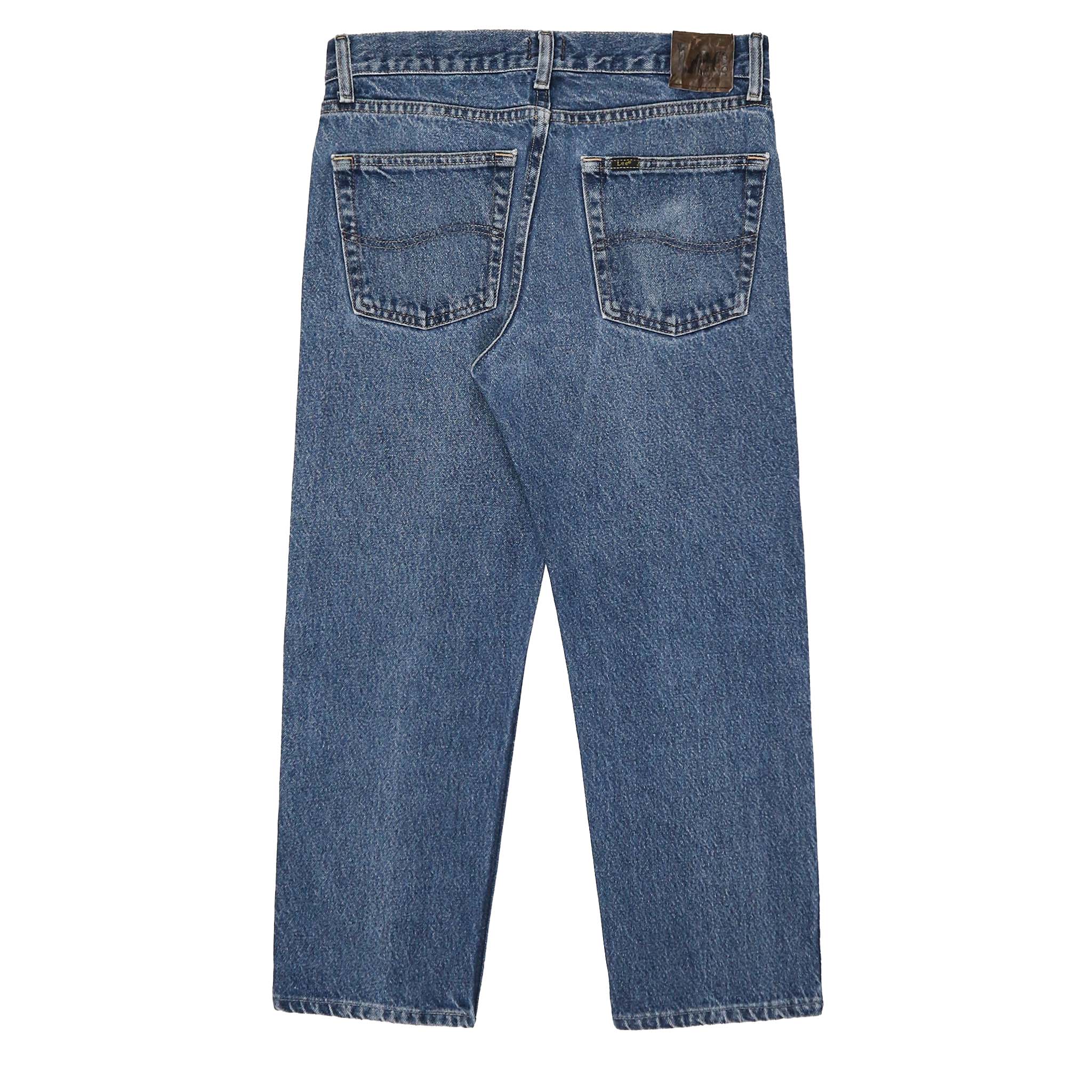 00s Lee Denim Faded Blue Jeans Size 32