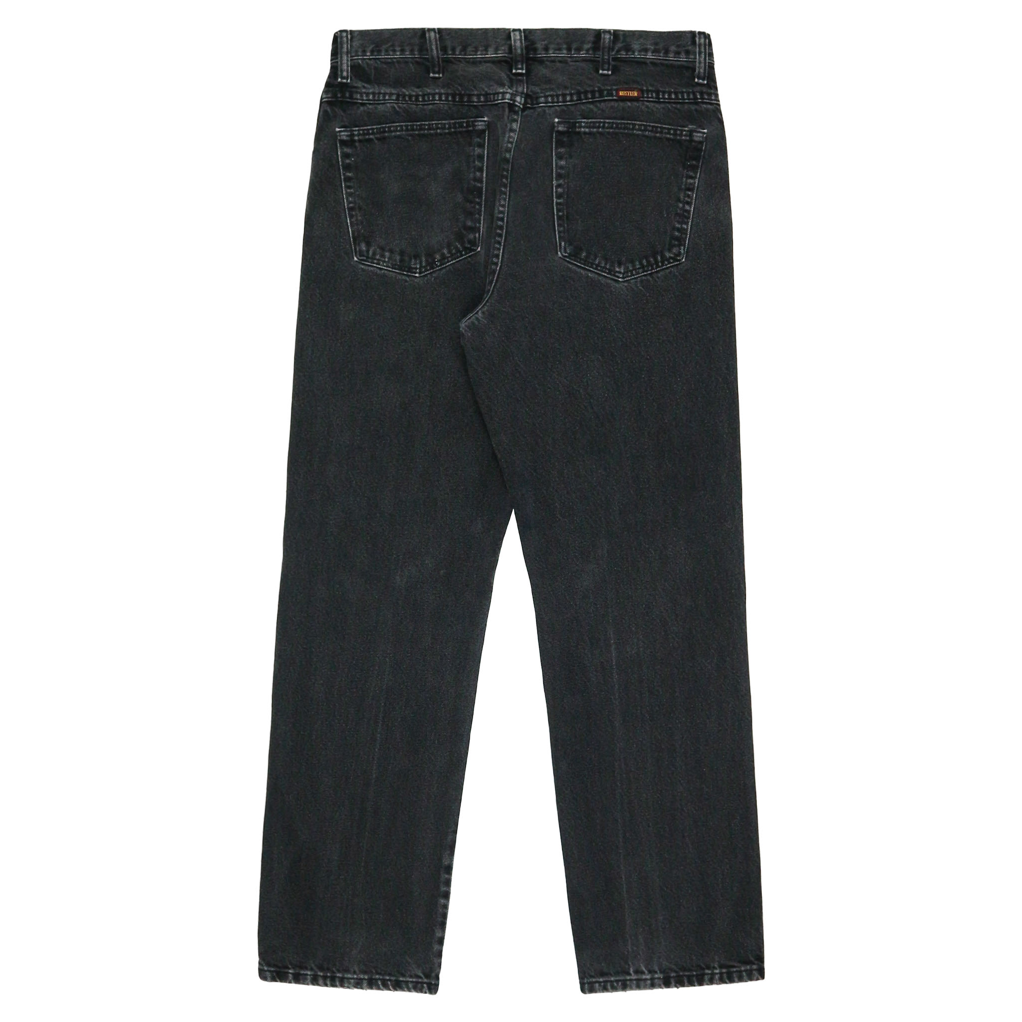 00s Rustler Black Denim Worker Jeans Size 34