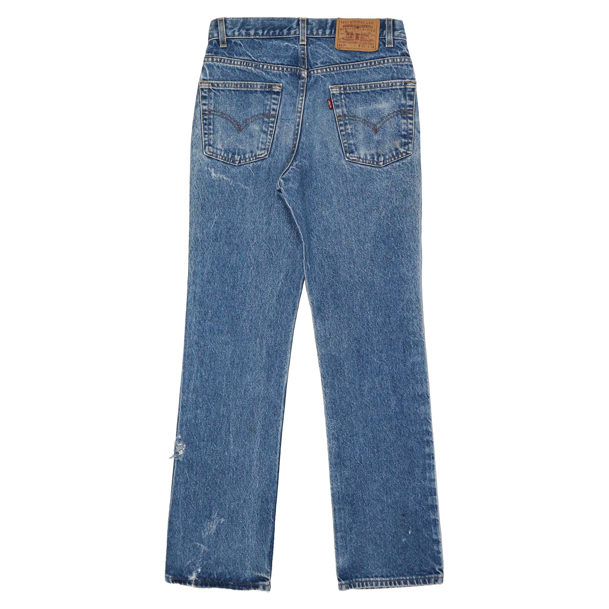 2000s Levi's 517 Denim Bootcut Jeans Size 29