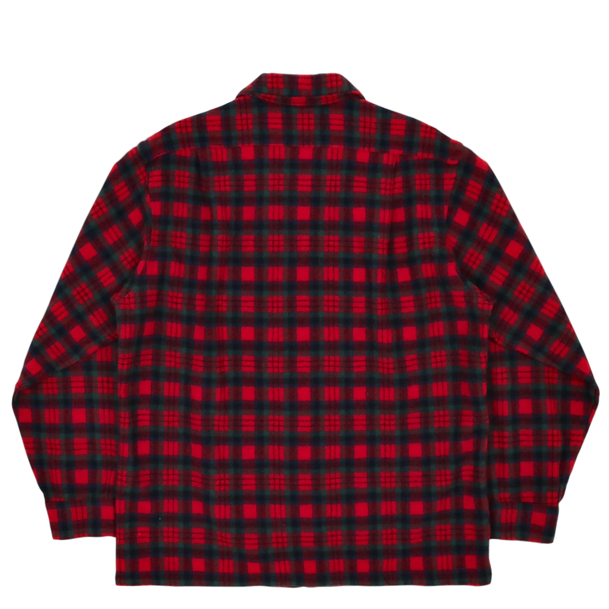 Vintage 70s Pendleton Wool Plaid Board Shirt Size L