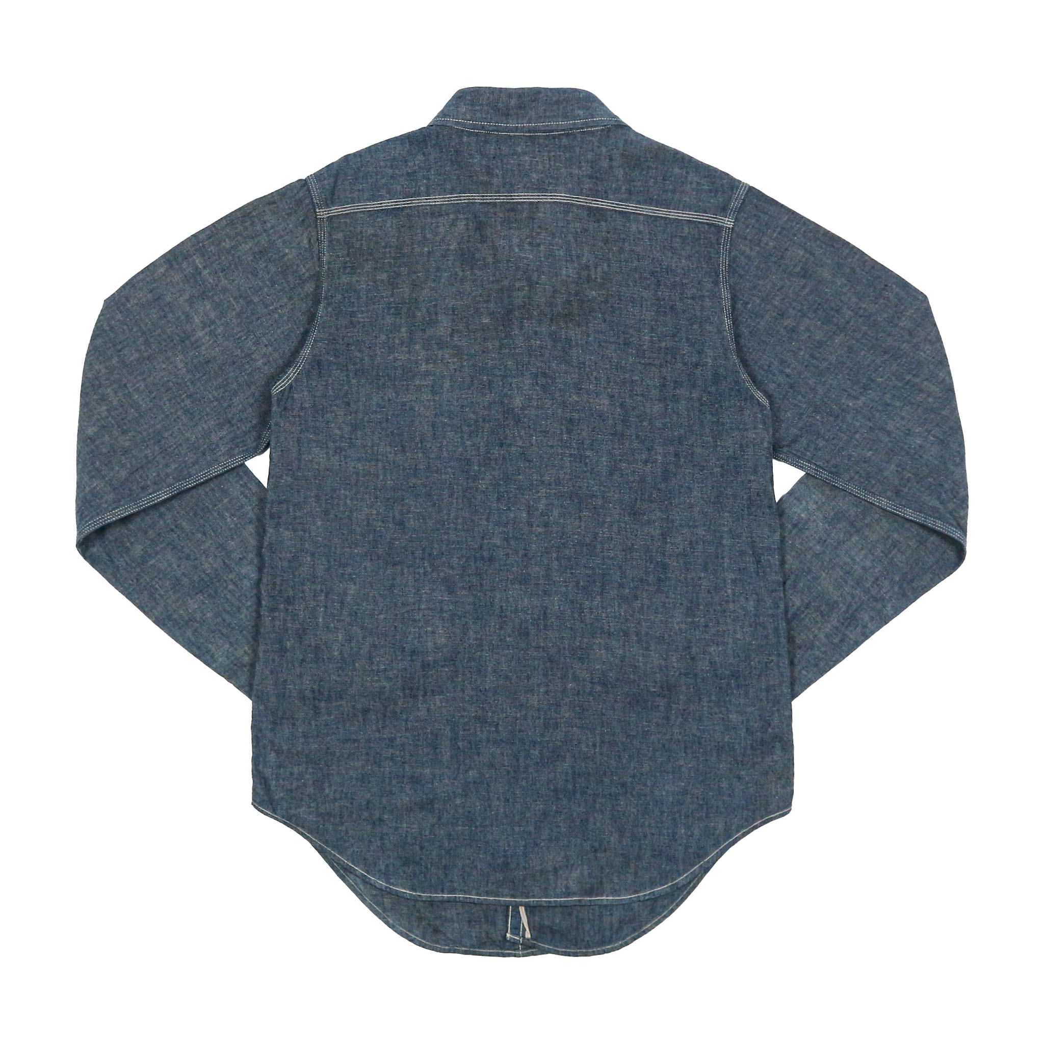Skull Jeans Selvedge Chambray Work Shirt Size S