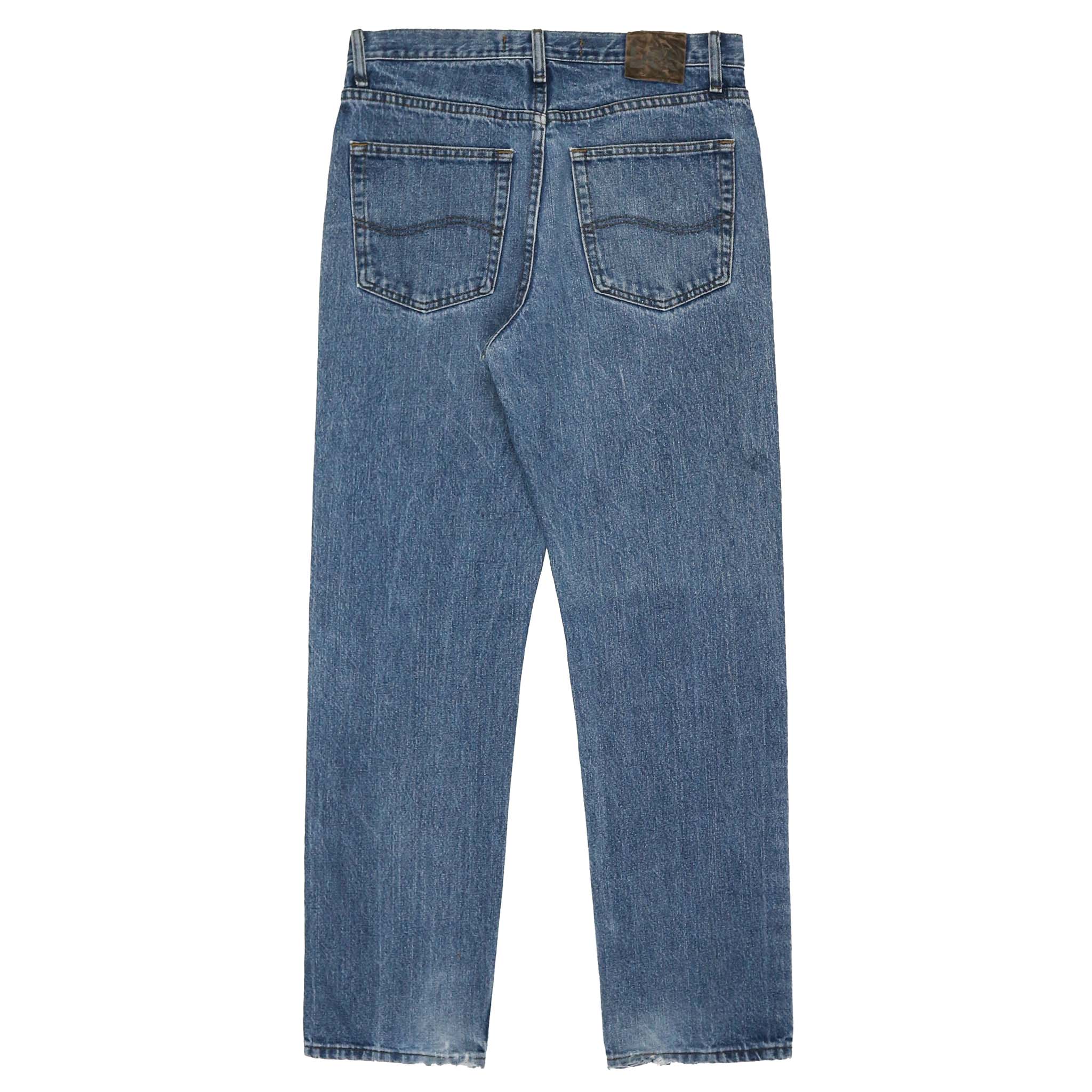 00s Lee Denim Faded Blue Jeans Size 33