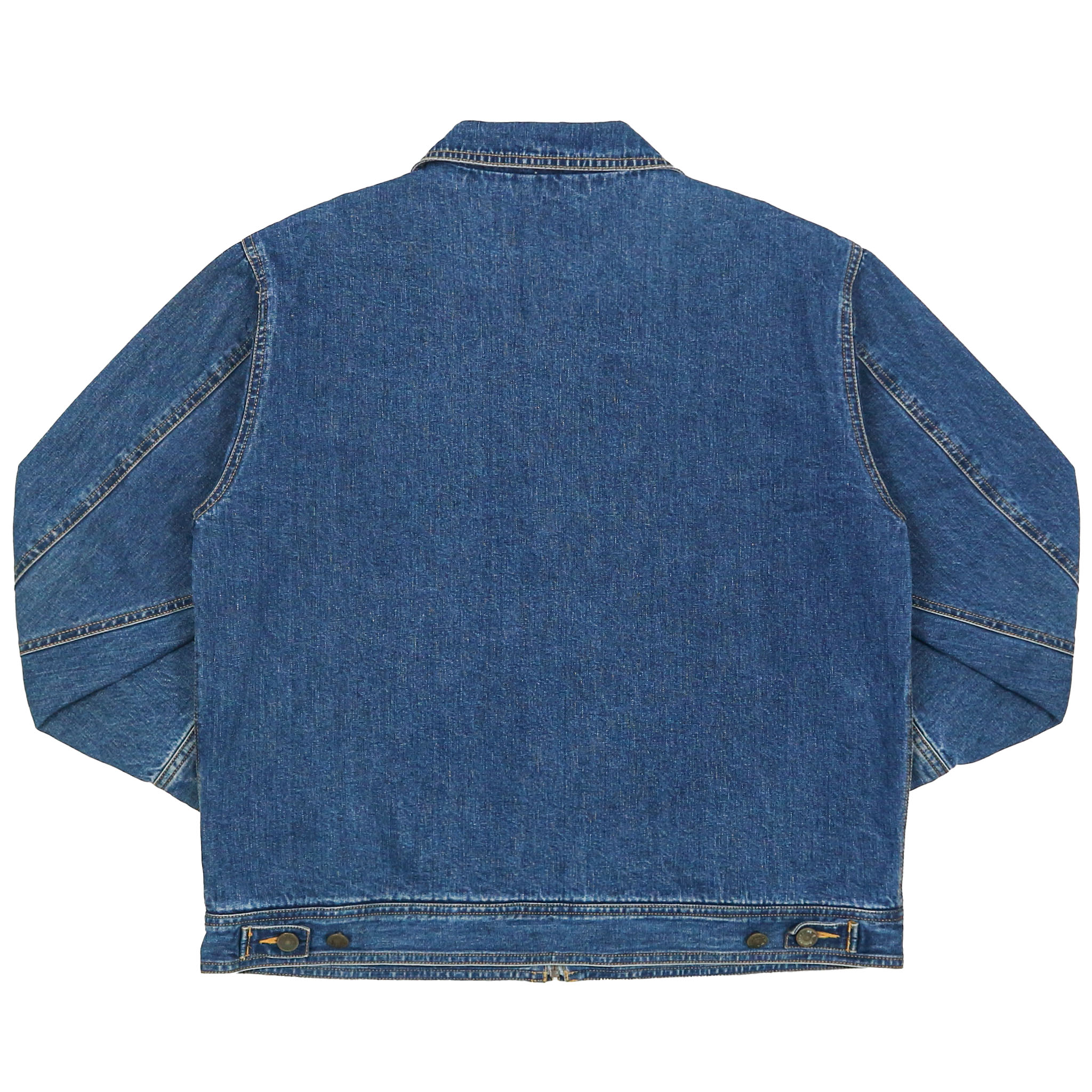 Eddie Bauer Flannel Lined Denim Jacket Size L