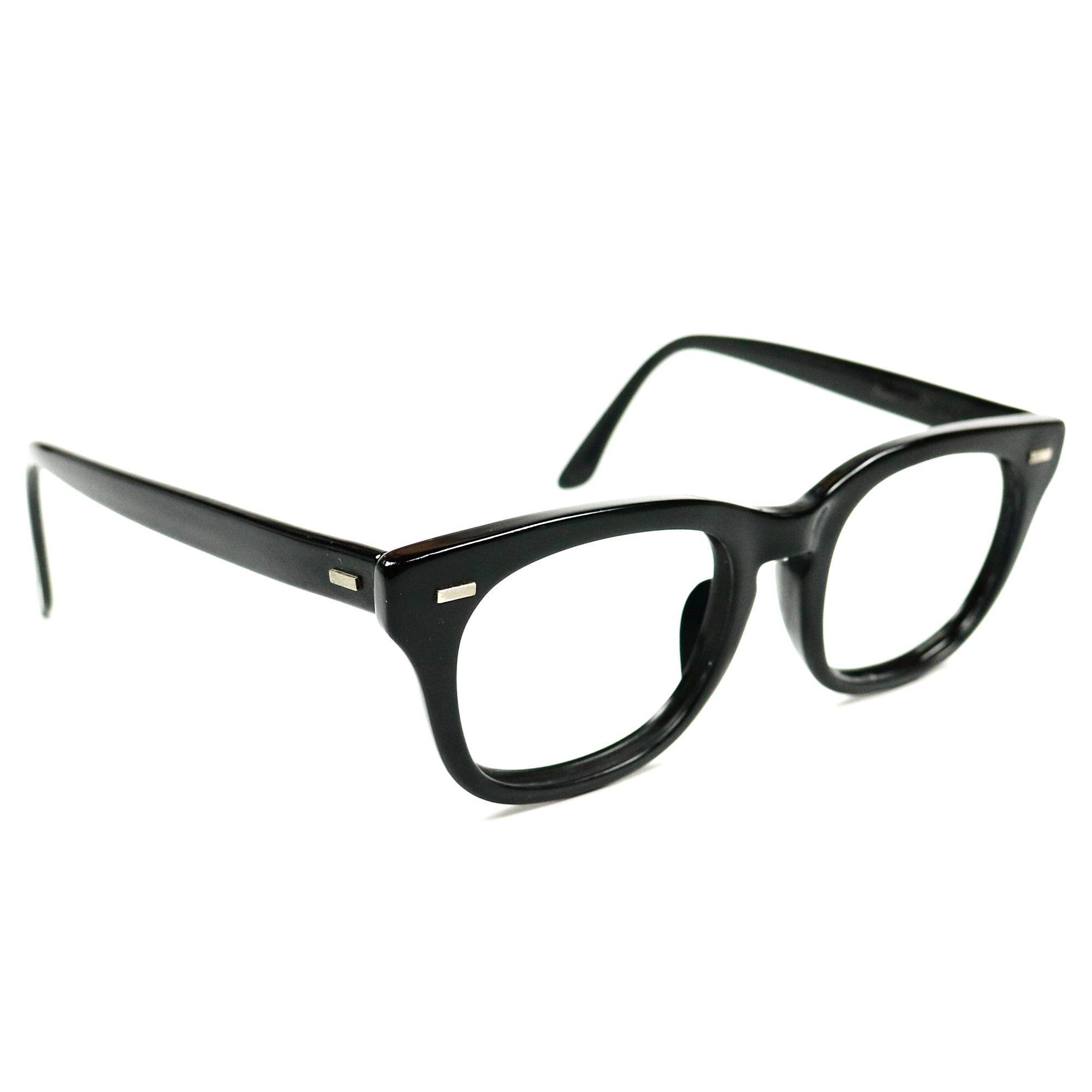 70s U.S. Military Issue Glasses ‘USS’ Frame - Black [46-20]