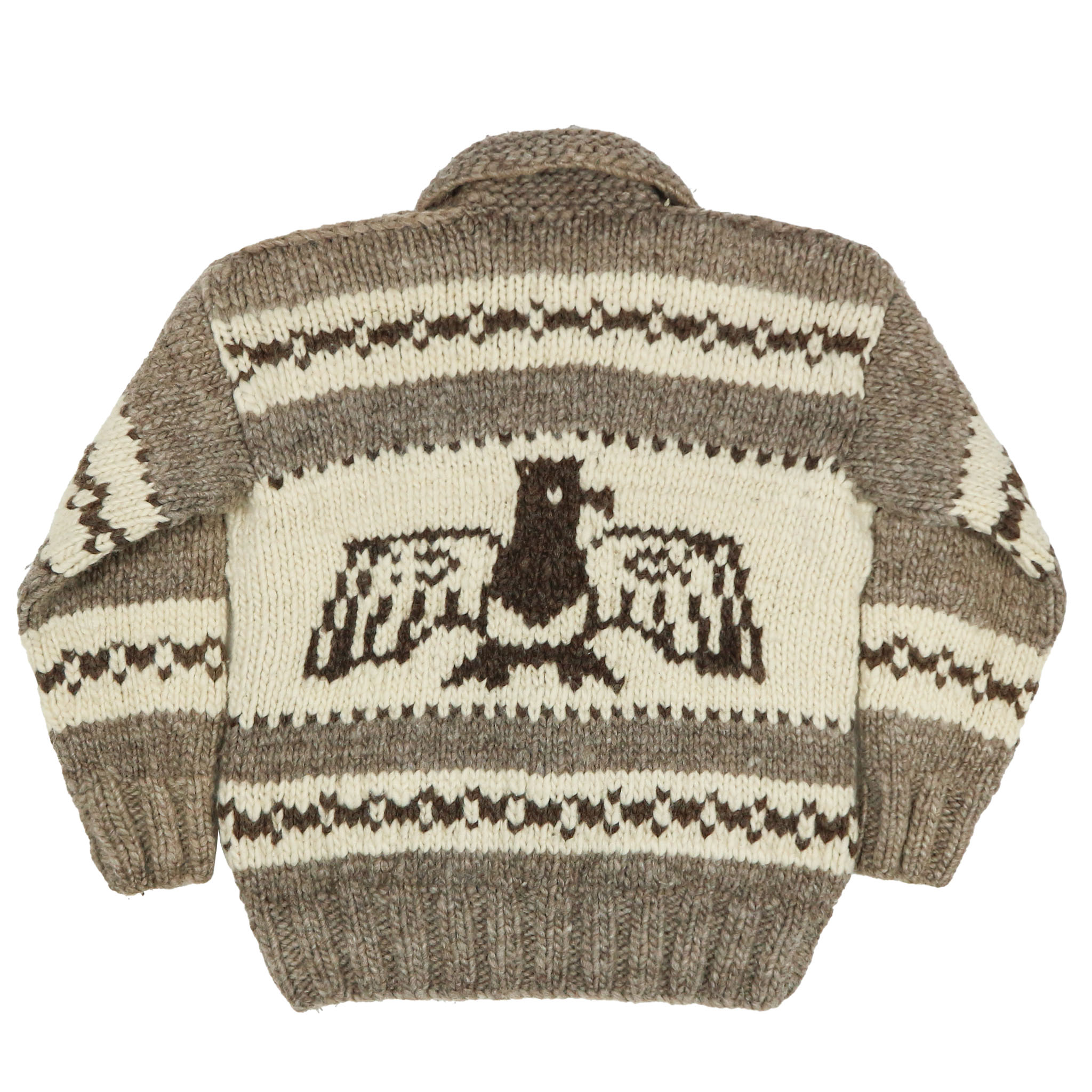 Flyer Hooks Canadian Cowichan Wool Sweater Size M