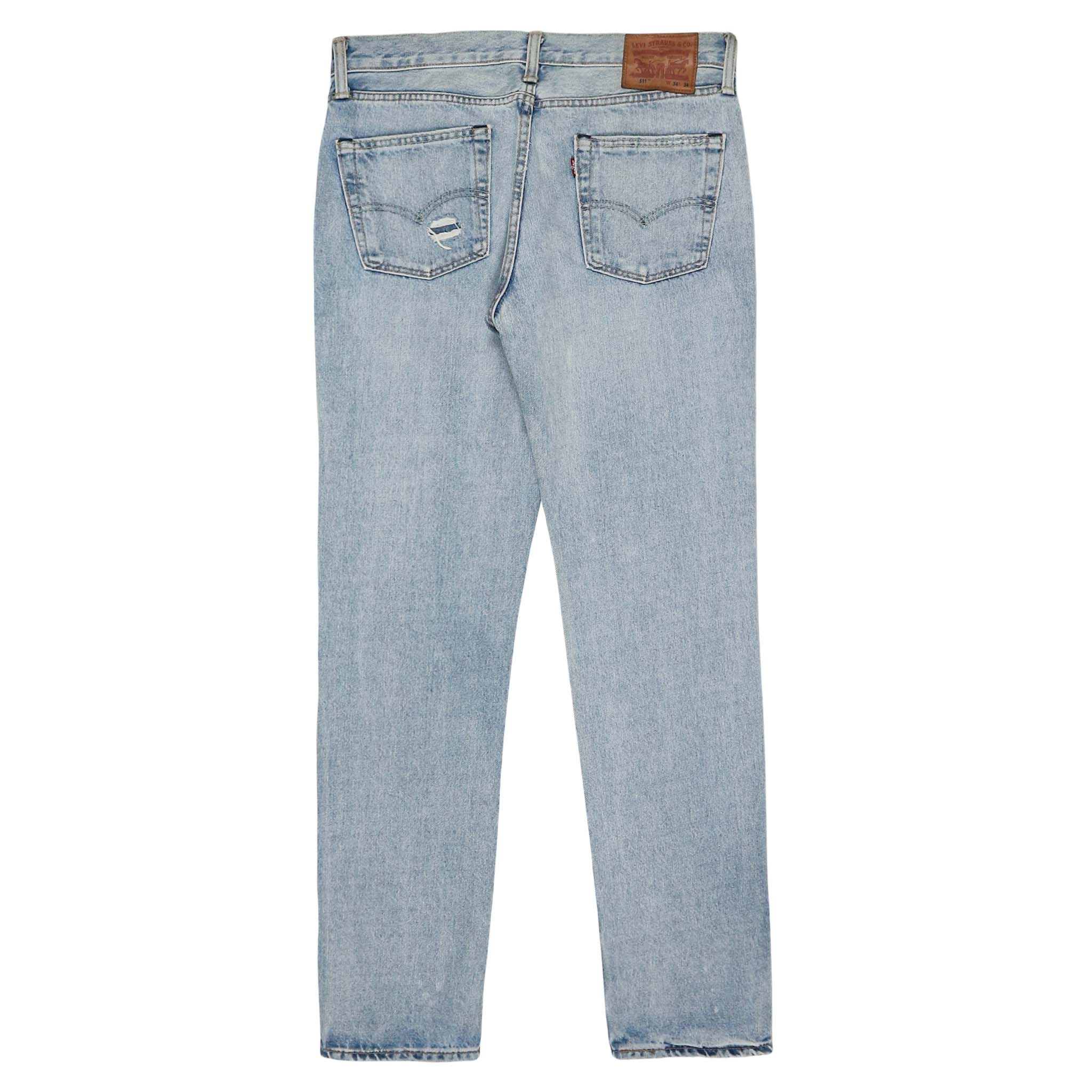 Levi's 511 Custom Patch Denim Jeans Size 34