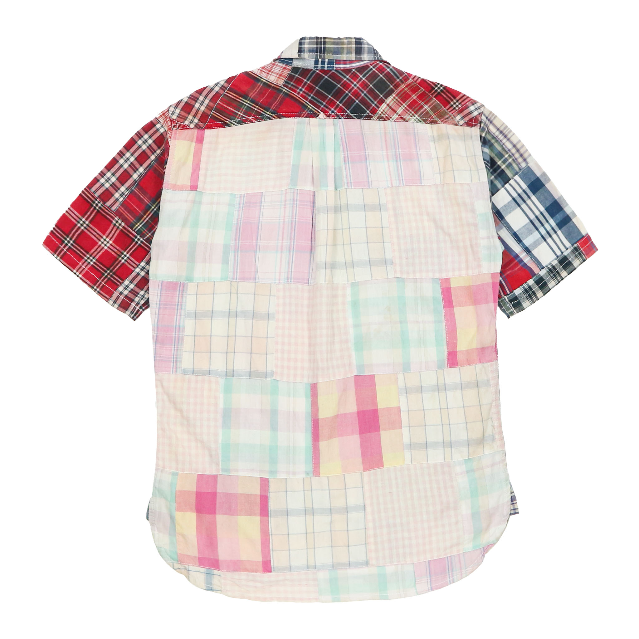 HRM Japan Patchwork Button-up Shirt Size S