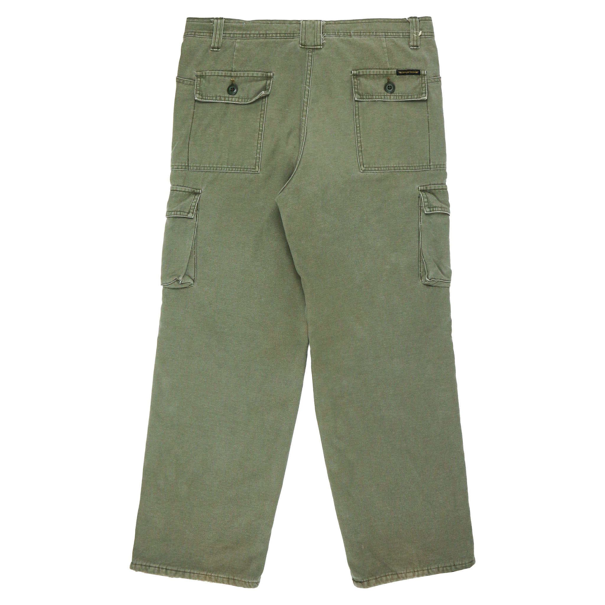 Spurtion Quilt-lined Sateen Utility Pants Size 36