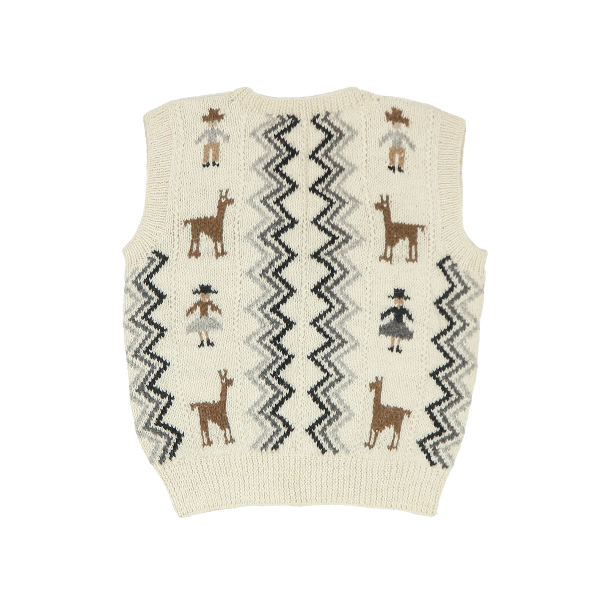 Vifalco Alpaca Wool Native Vest Size M