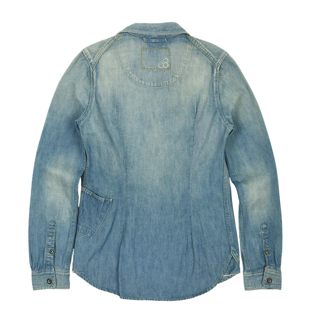 Johnbull Selvedge Denim Work Shirt Women Size S