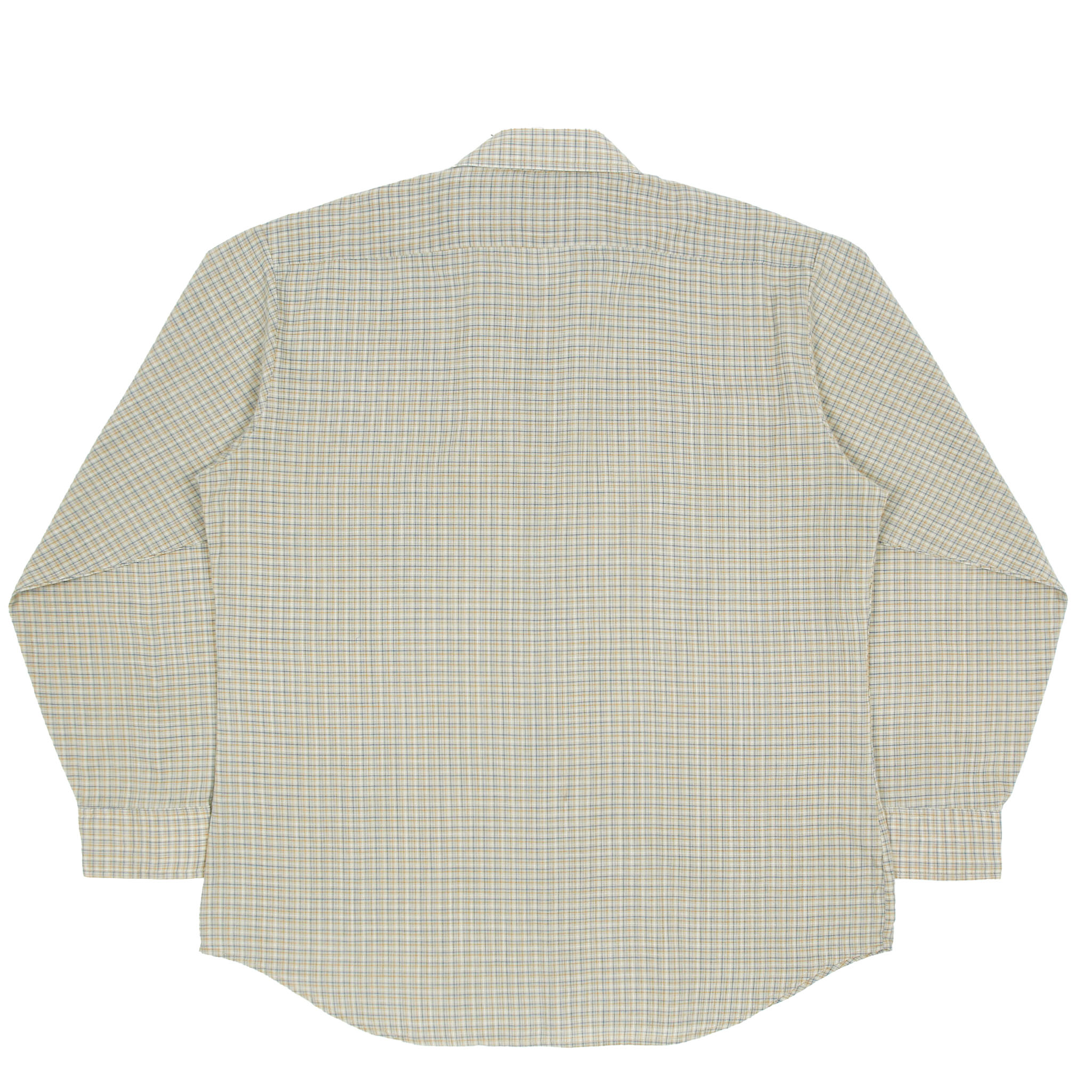 80s King Sport Brand Plaid Check Shirt Size L