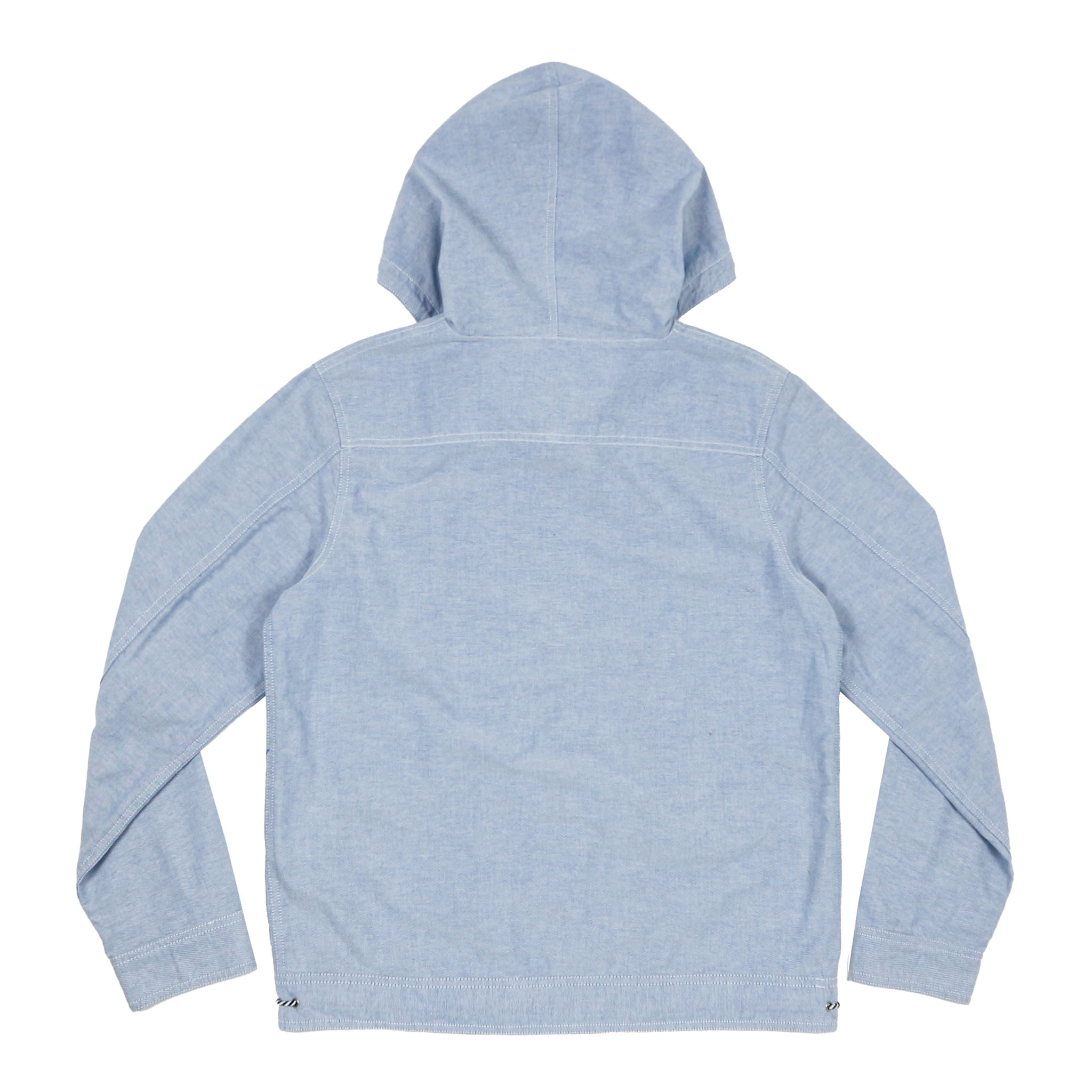 Kent Brand Chambray Hooded Jacket Size S