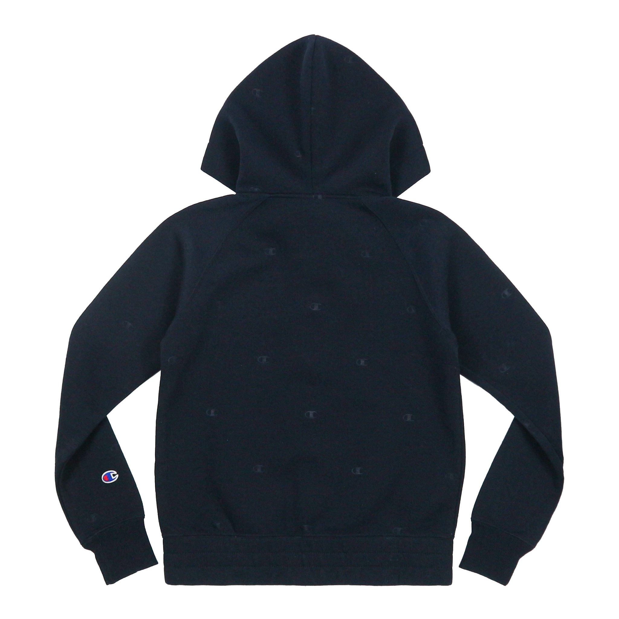 Champion Zip Front Black Hoodie Size S