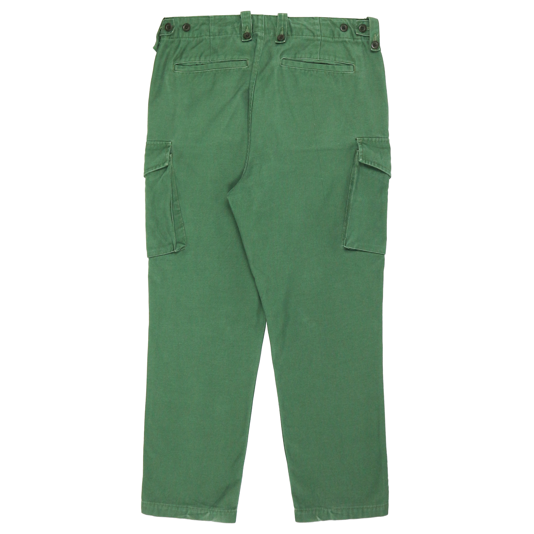 Back Number Sateen Green Cargo Pants Size 35
