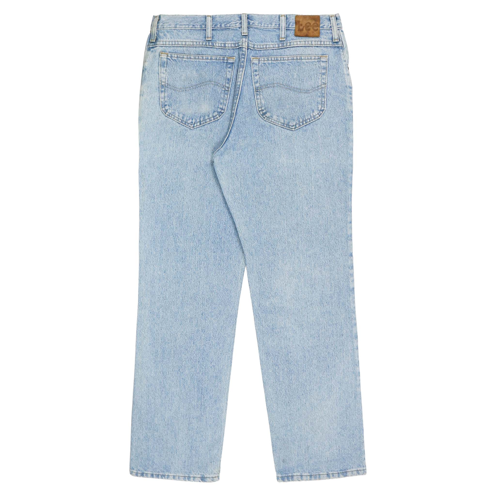 90s Lee Denim Faded Blue Jeans Size 35