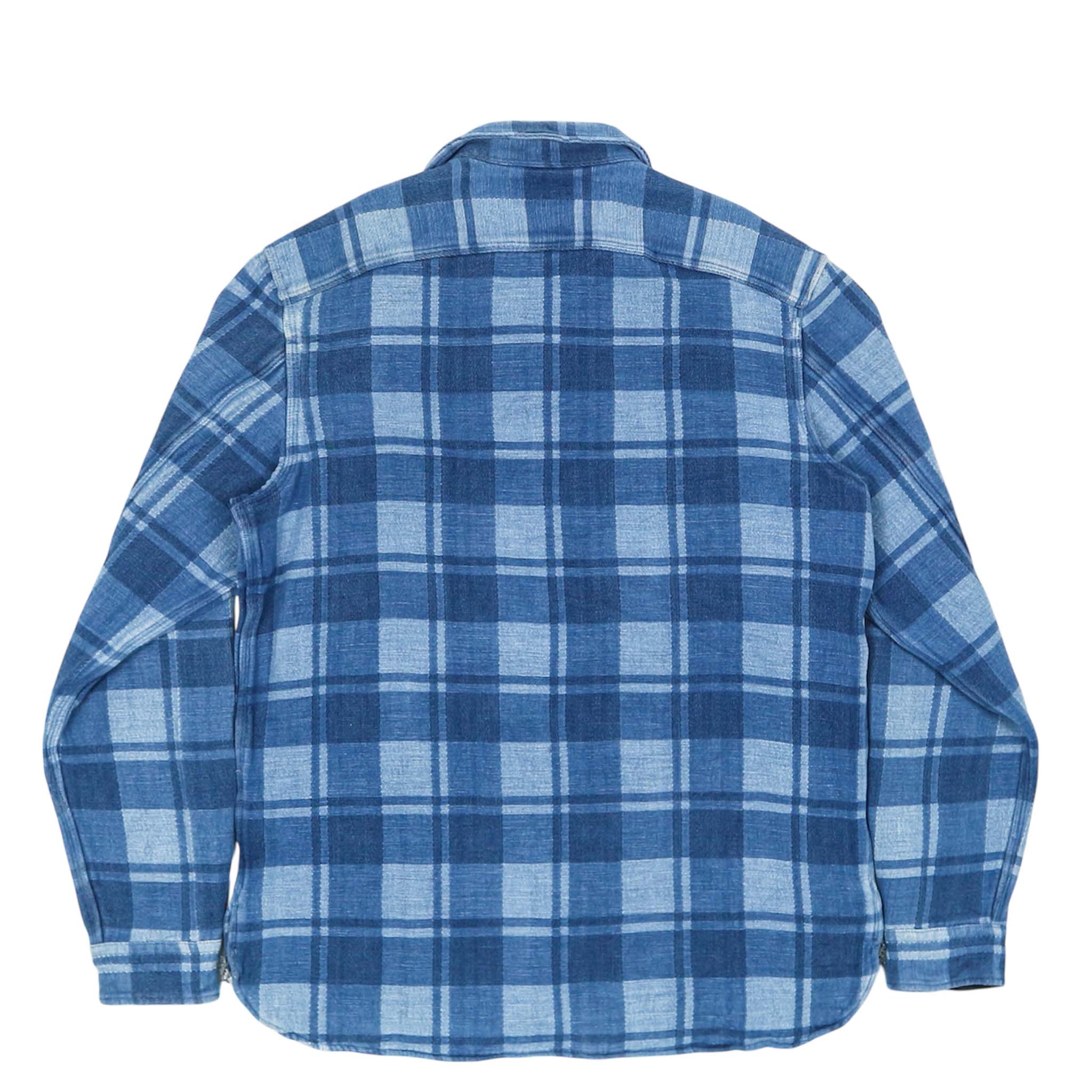 Double RL Heavy Flannel Work Shirt Size L