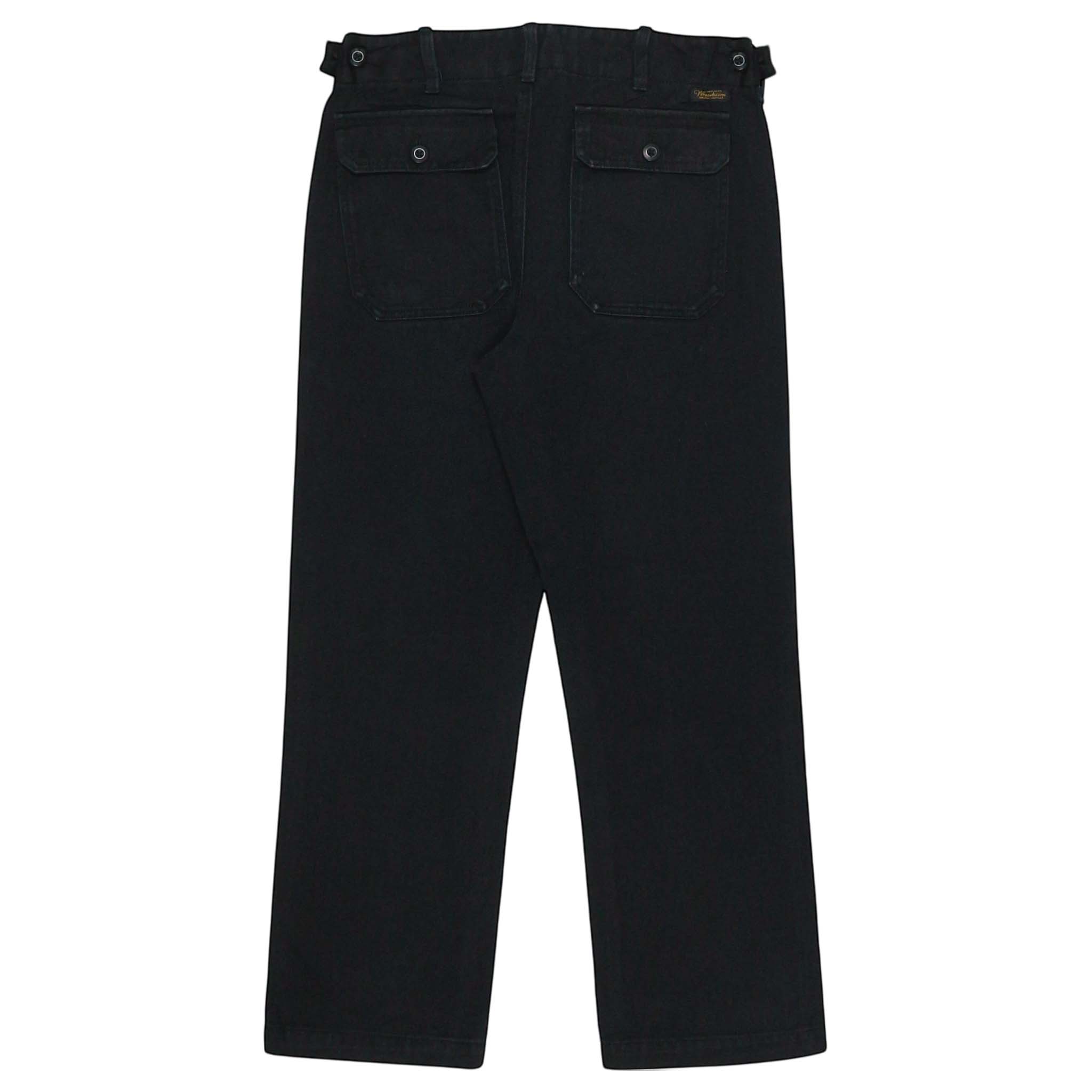 WhoAu Black Denim Baker Pants Size 31
