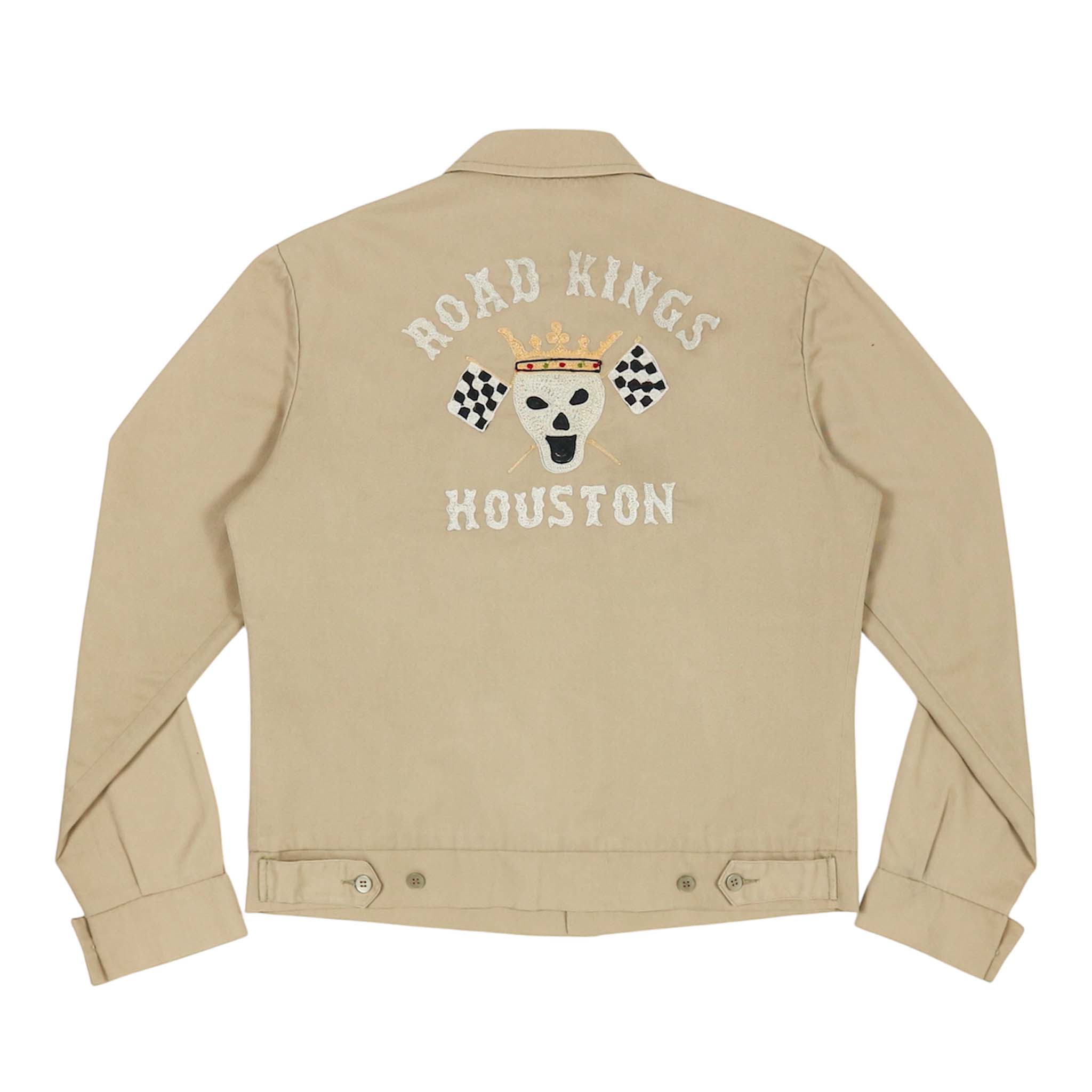 Vintage Tergal Chainstitch Embroidery Jacket Size M