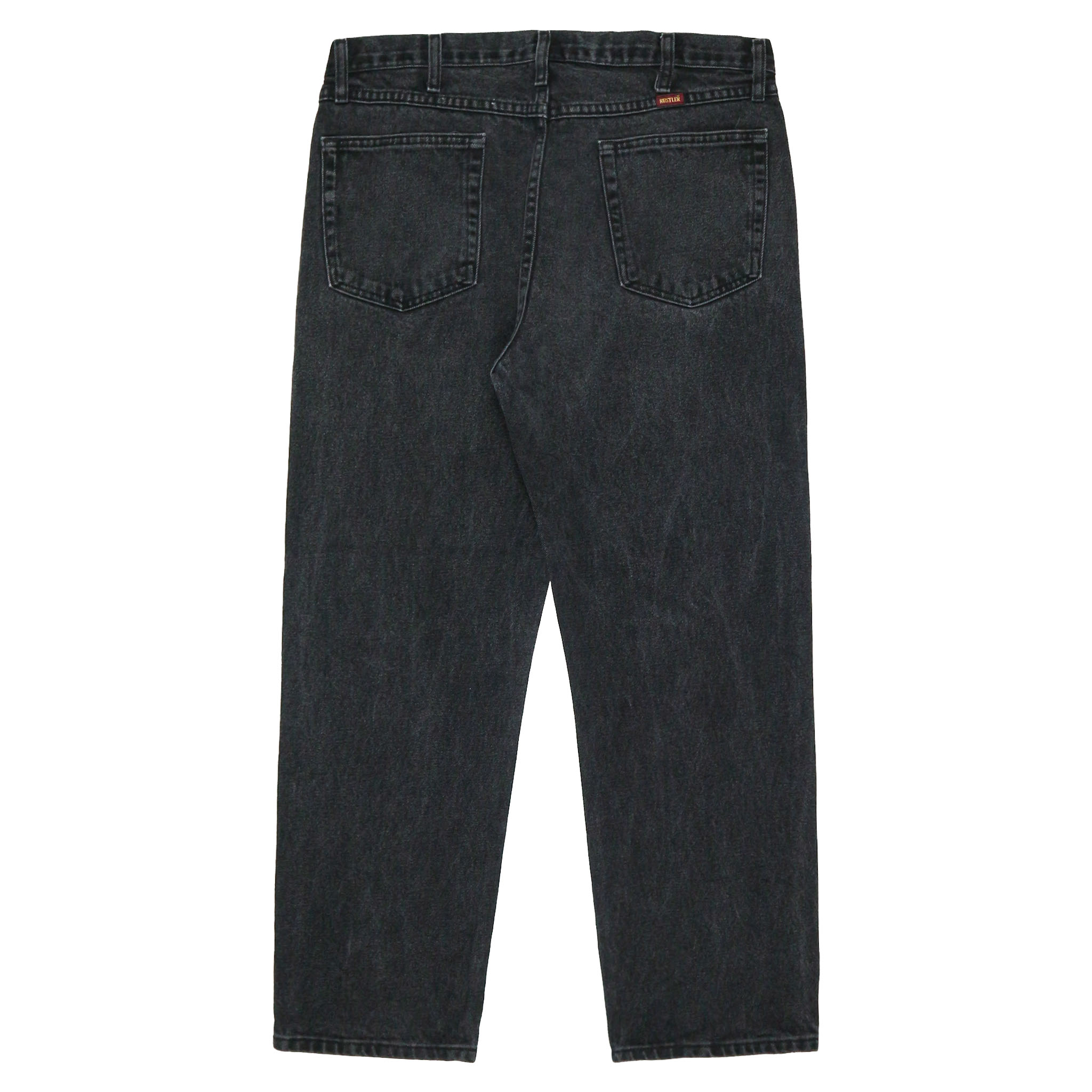 00s Rustler Black Denim Worker Jeans Size 35