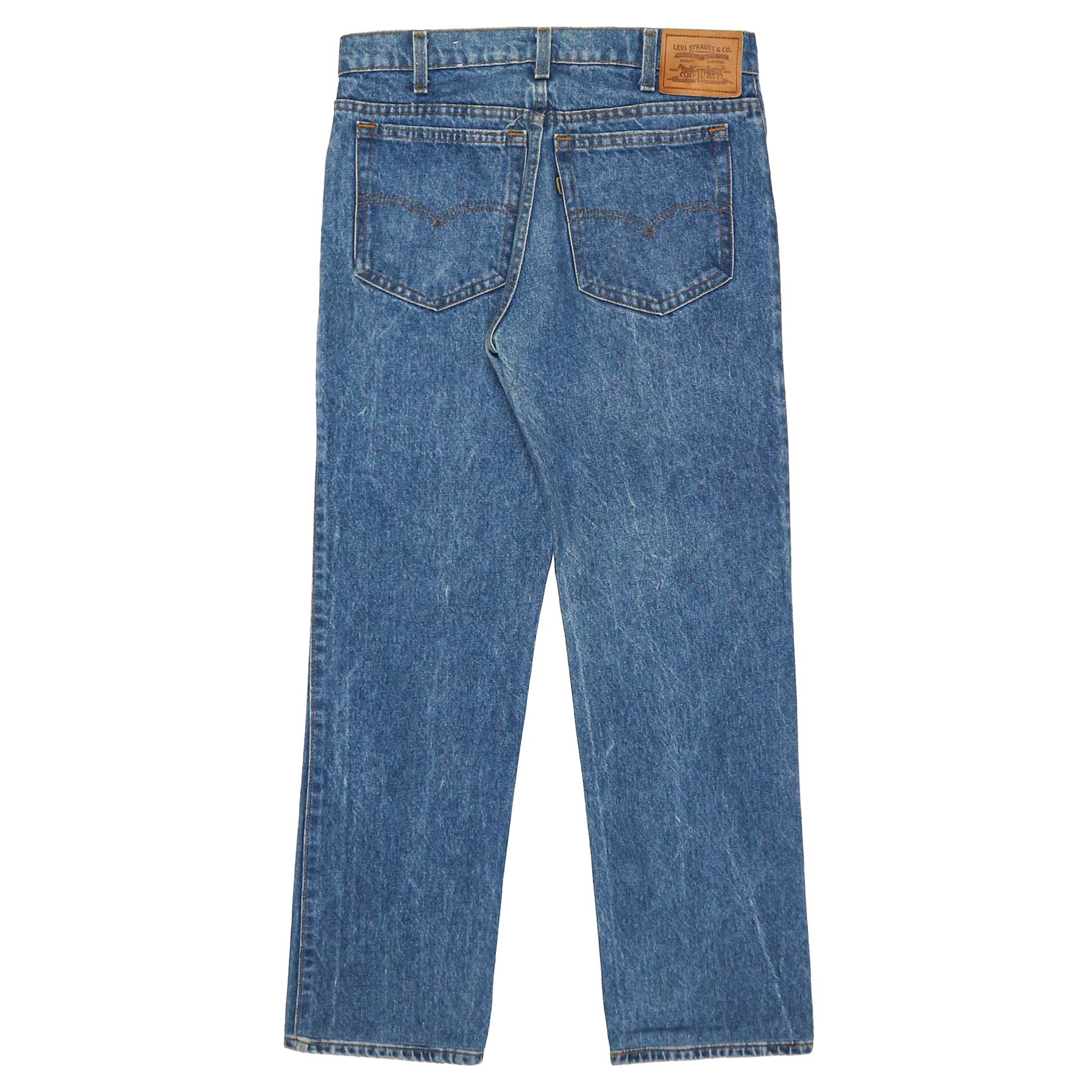 Vtg 80s Levi's 549 USA Denim Jeans Size 32