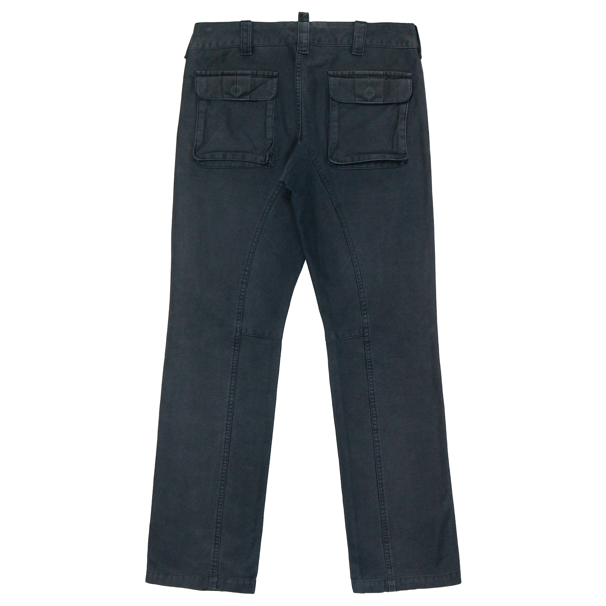 Baracuta Black Sateen Utility Pants Size 31