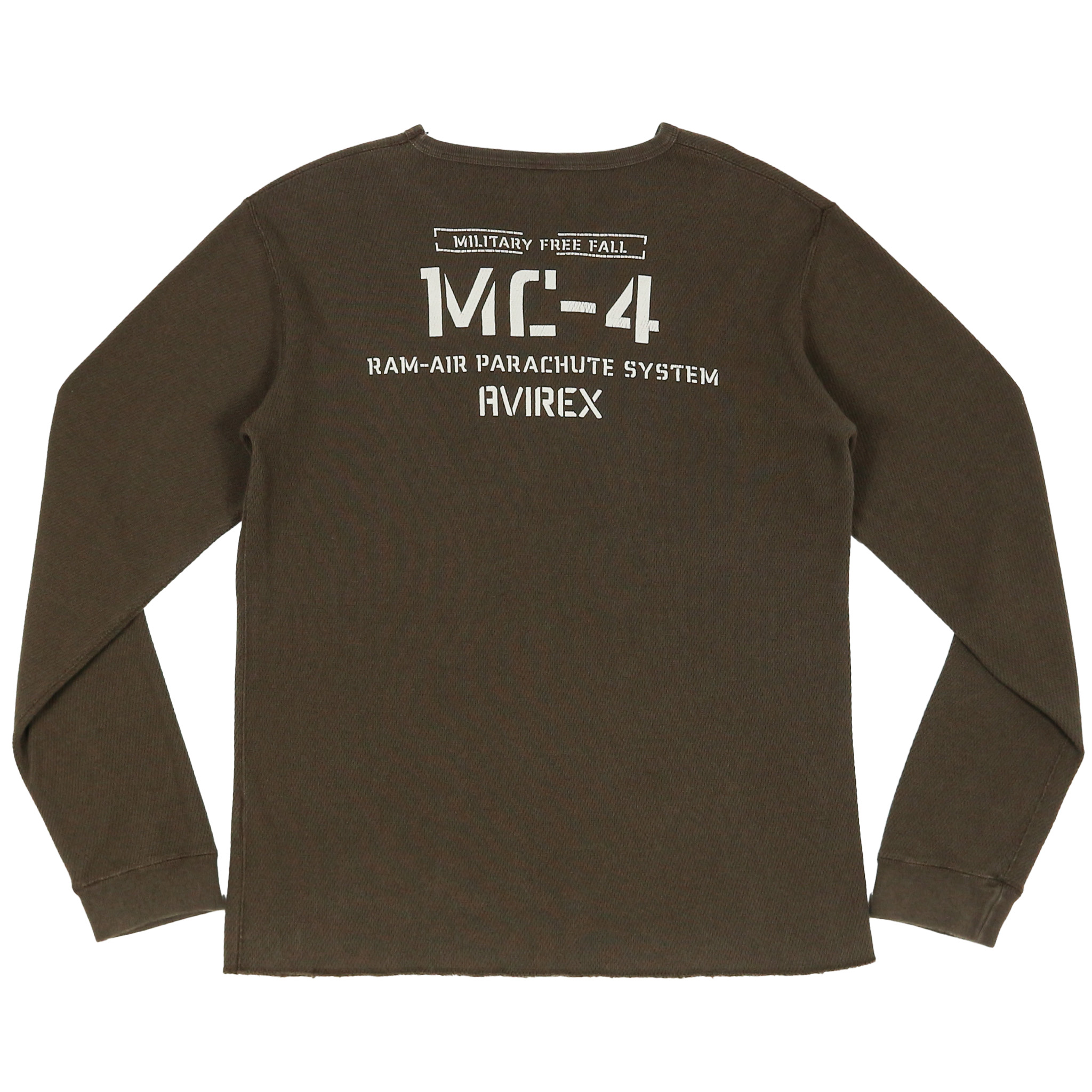 Avirex Heavy Cotton L/S Graphic T-Shirt Size L