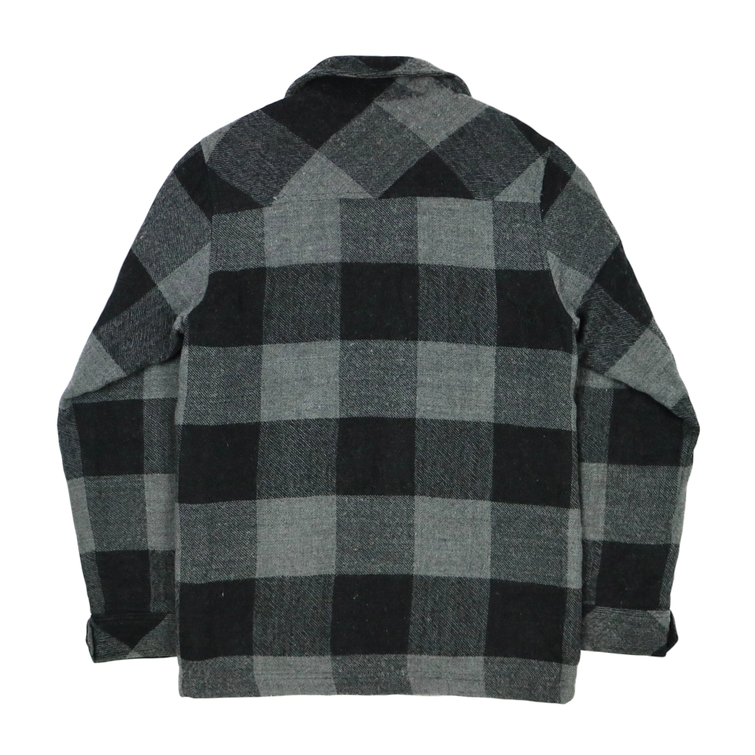 wings + horns Canada Buffalo Check Wool Jacket Size S