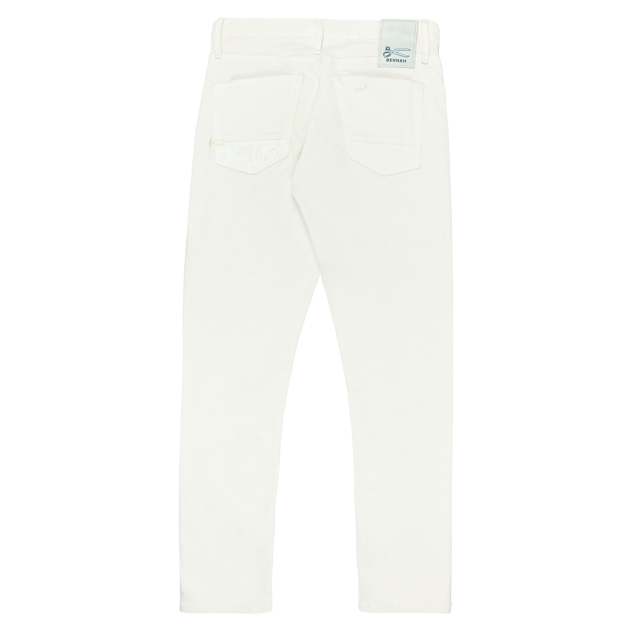 Denham Razor Slim White Denim Jeans Size 29