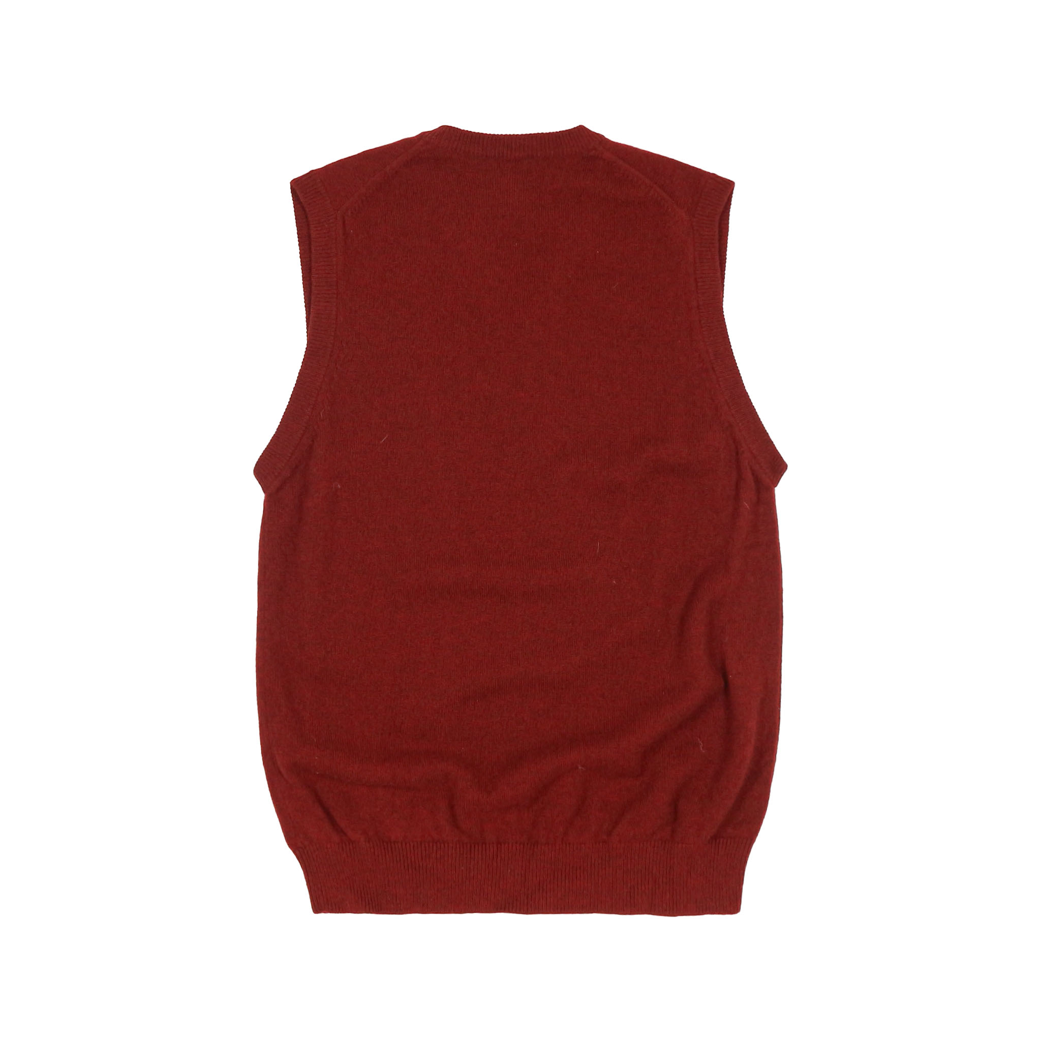 L.L.Bean V-neck Lambswool Vest Size S