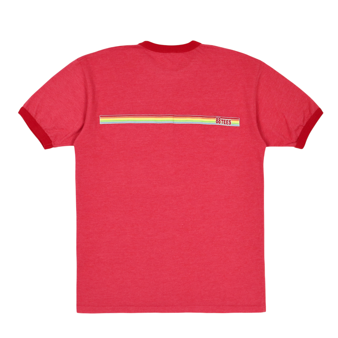 88Tees USA Made Ringer Tee Shirt Size M