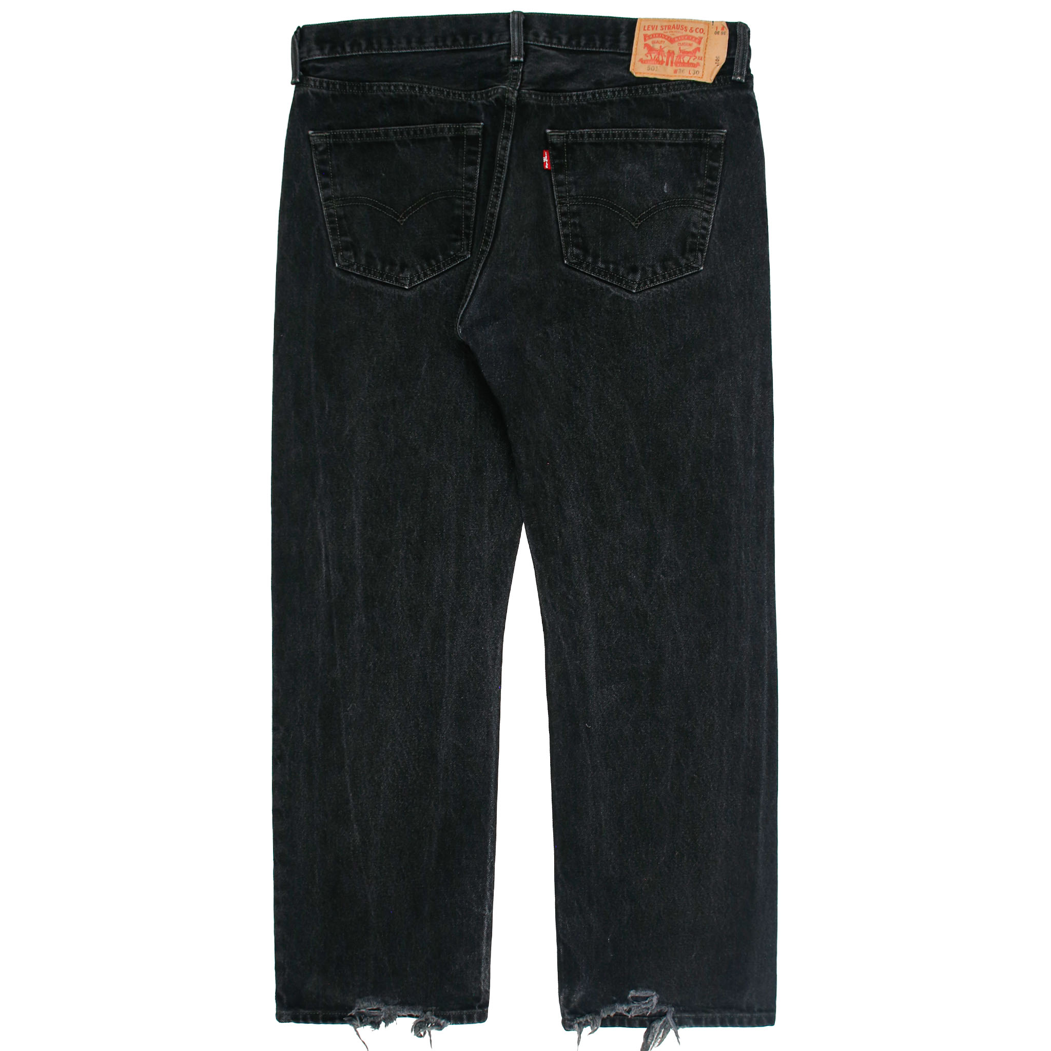 2010s Levi's 501 Black Denim Jeans Size 36