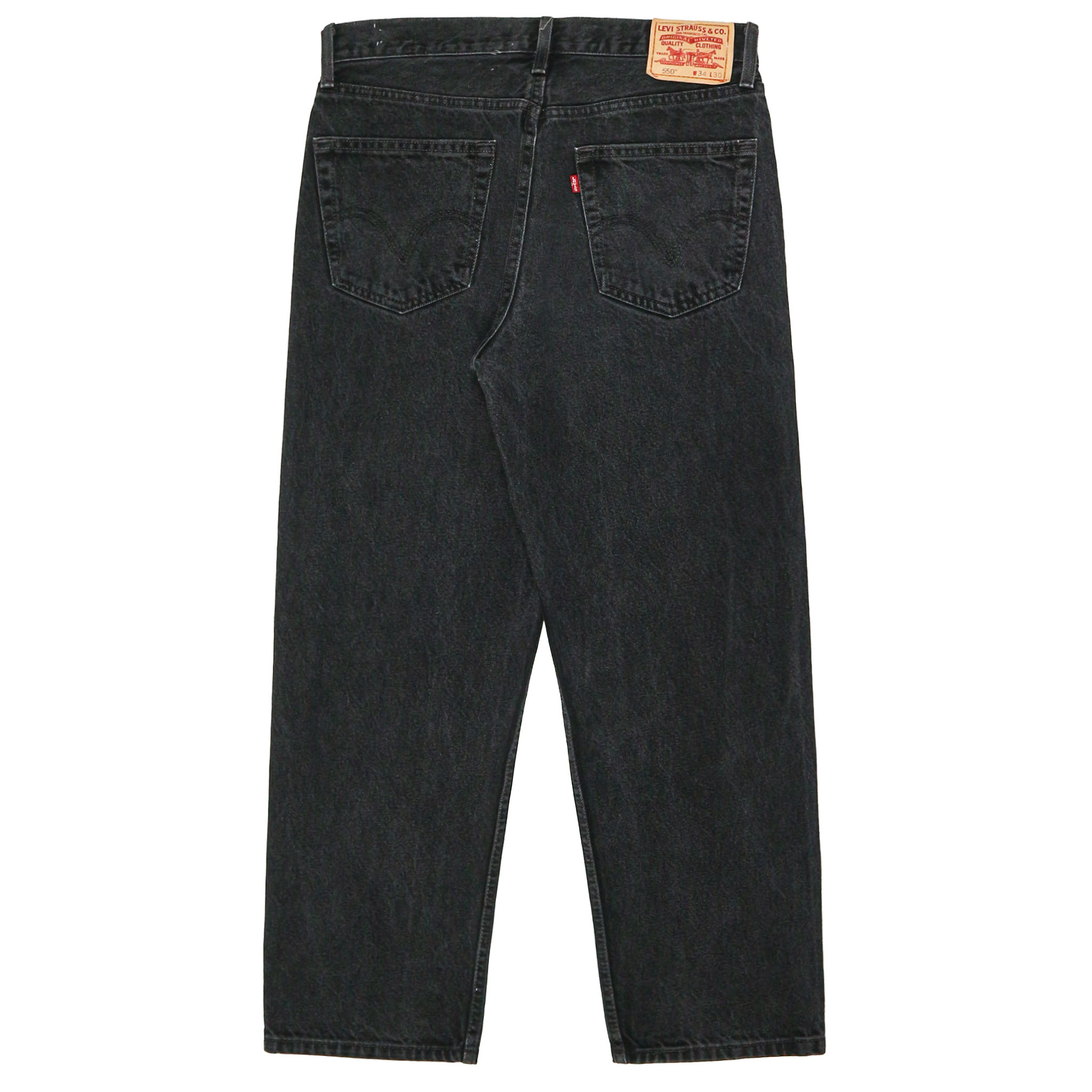 2000s Levi's 550 Black Denim Jeans Size 33