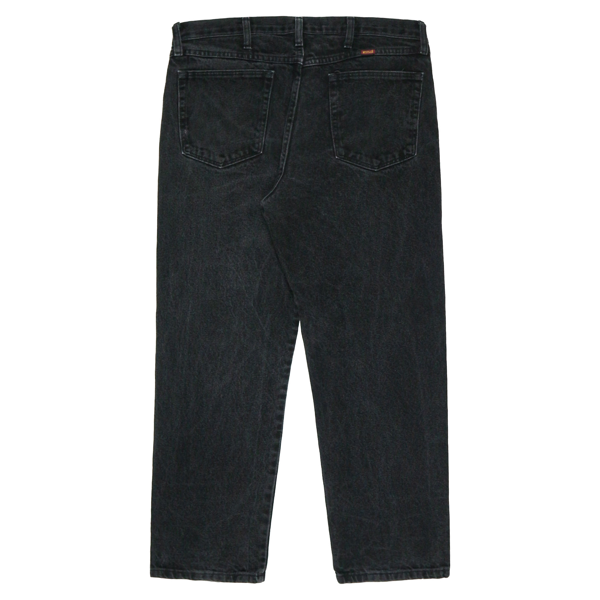 00s Rustler Black Denim Worker Jeans Size 36