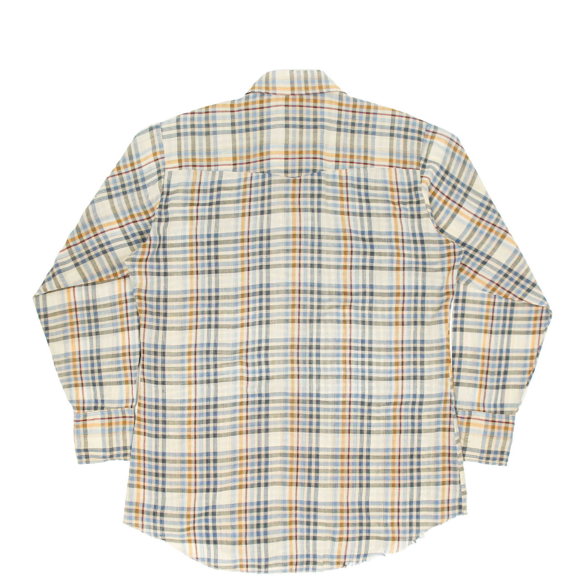 70s Vintage Dee Cee USA Plaid Western Shirt Size M