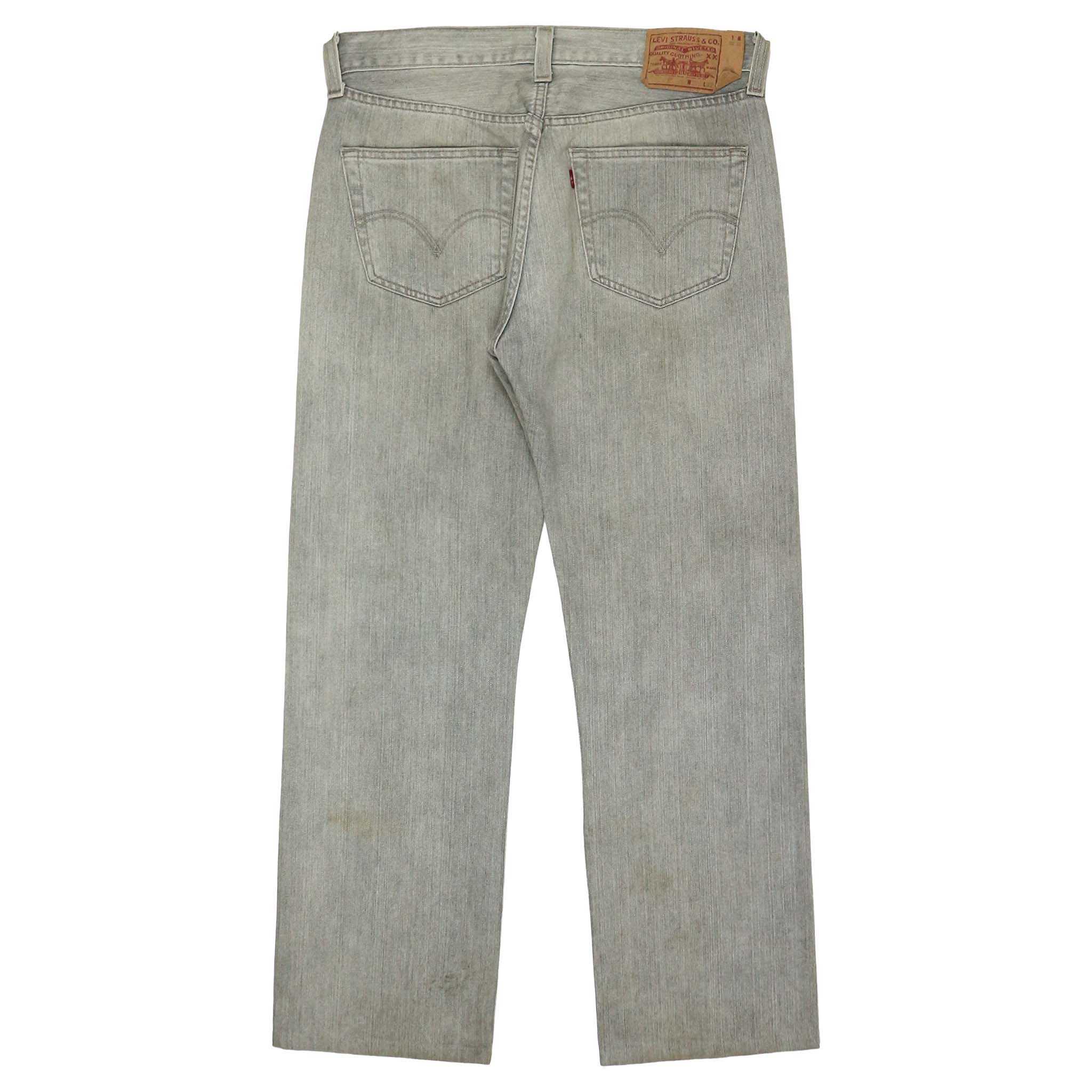 2000s Levi's 501 Gray Denim Jeans Size 32