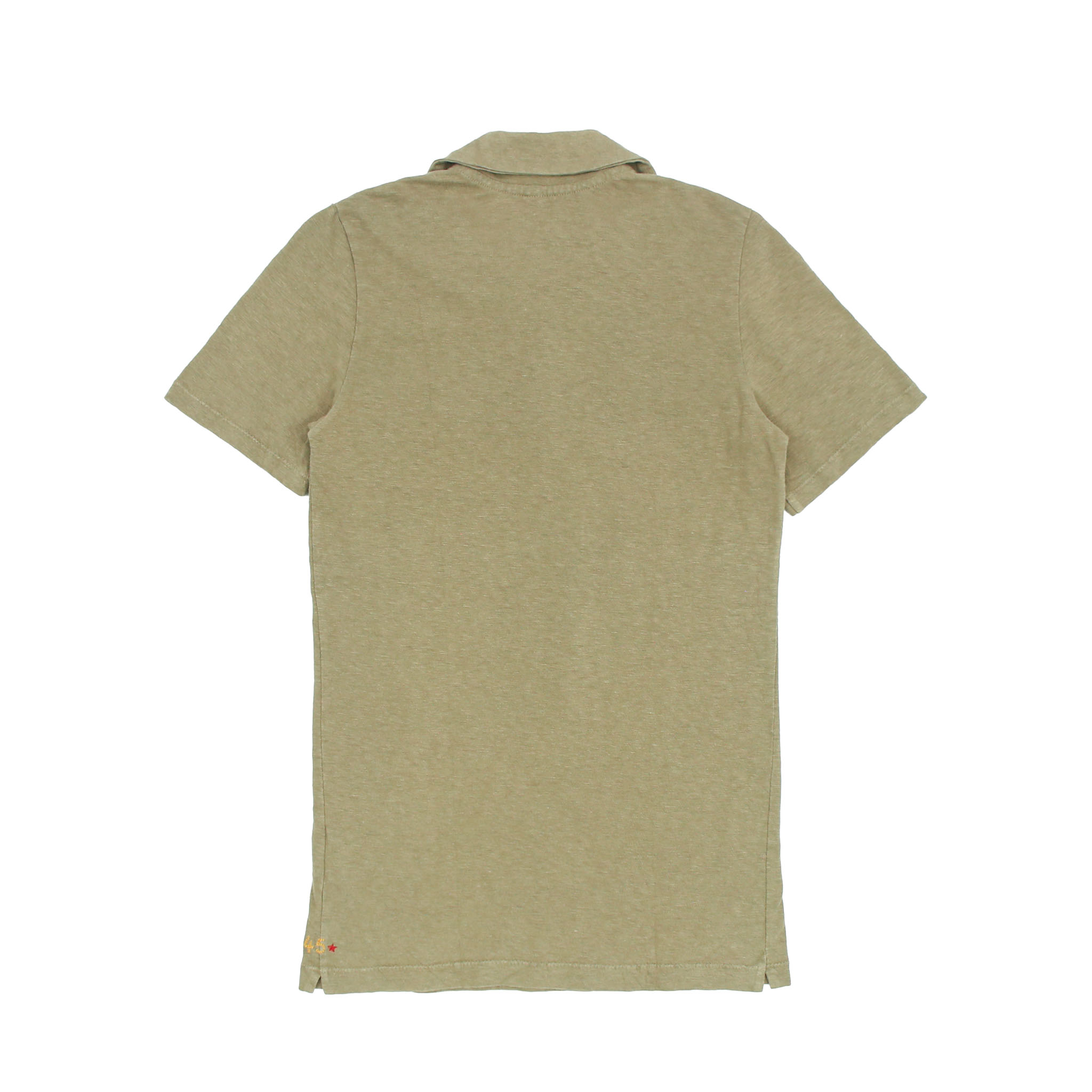 45R 45rpm Japan Olive Polo Shirt Women Size S