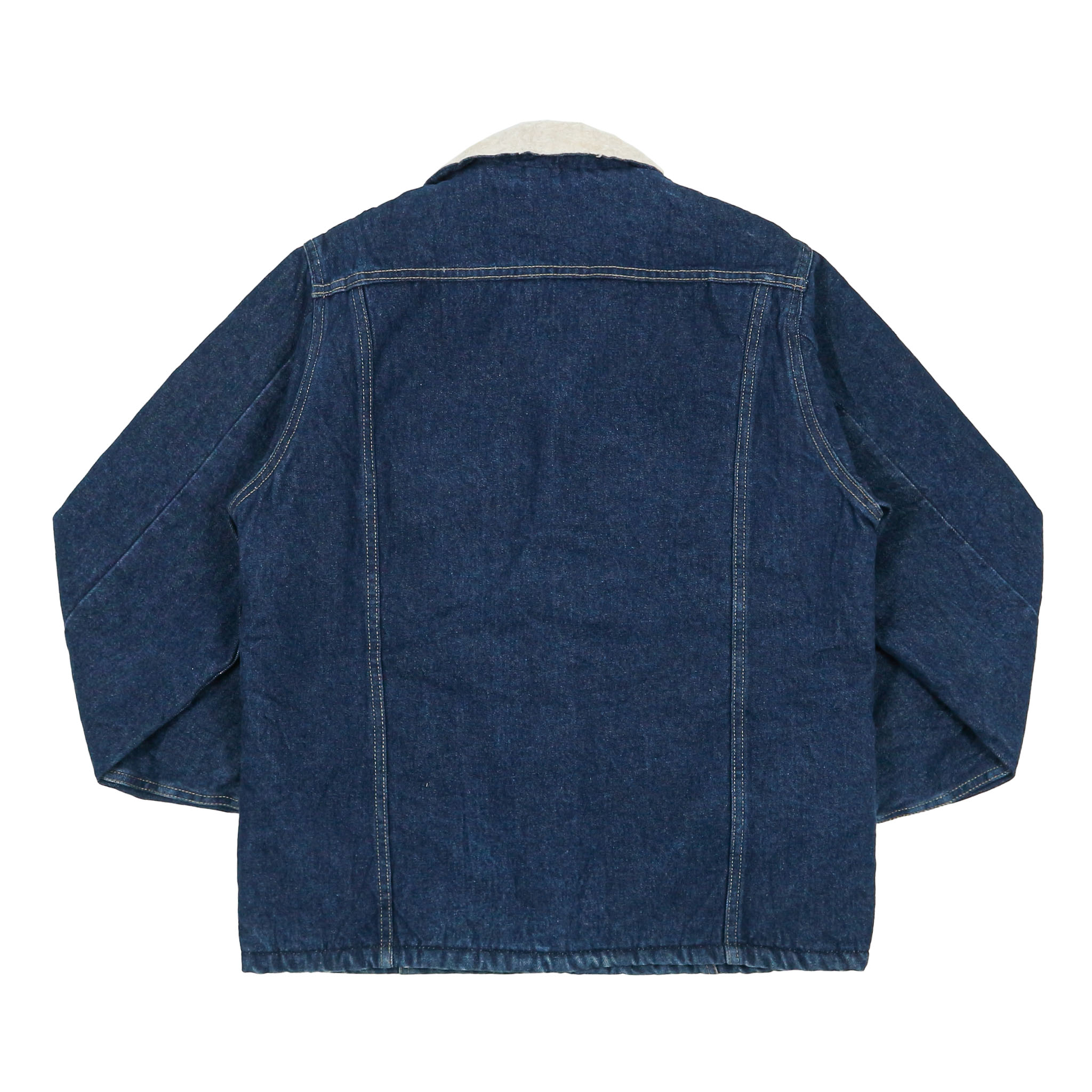 Vintage Big Mac Sherpa Lined Denim Jacket Size XL